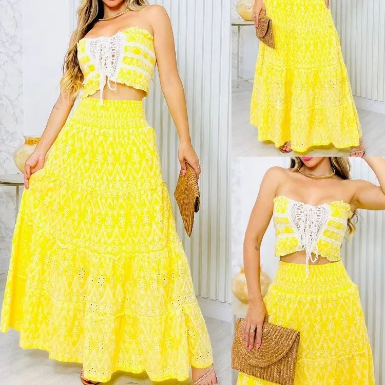 Conjunto lese amarelo