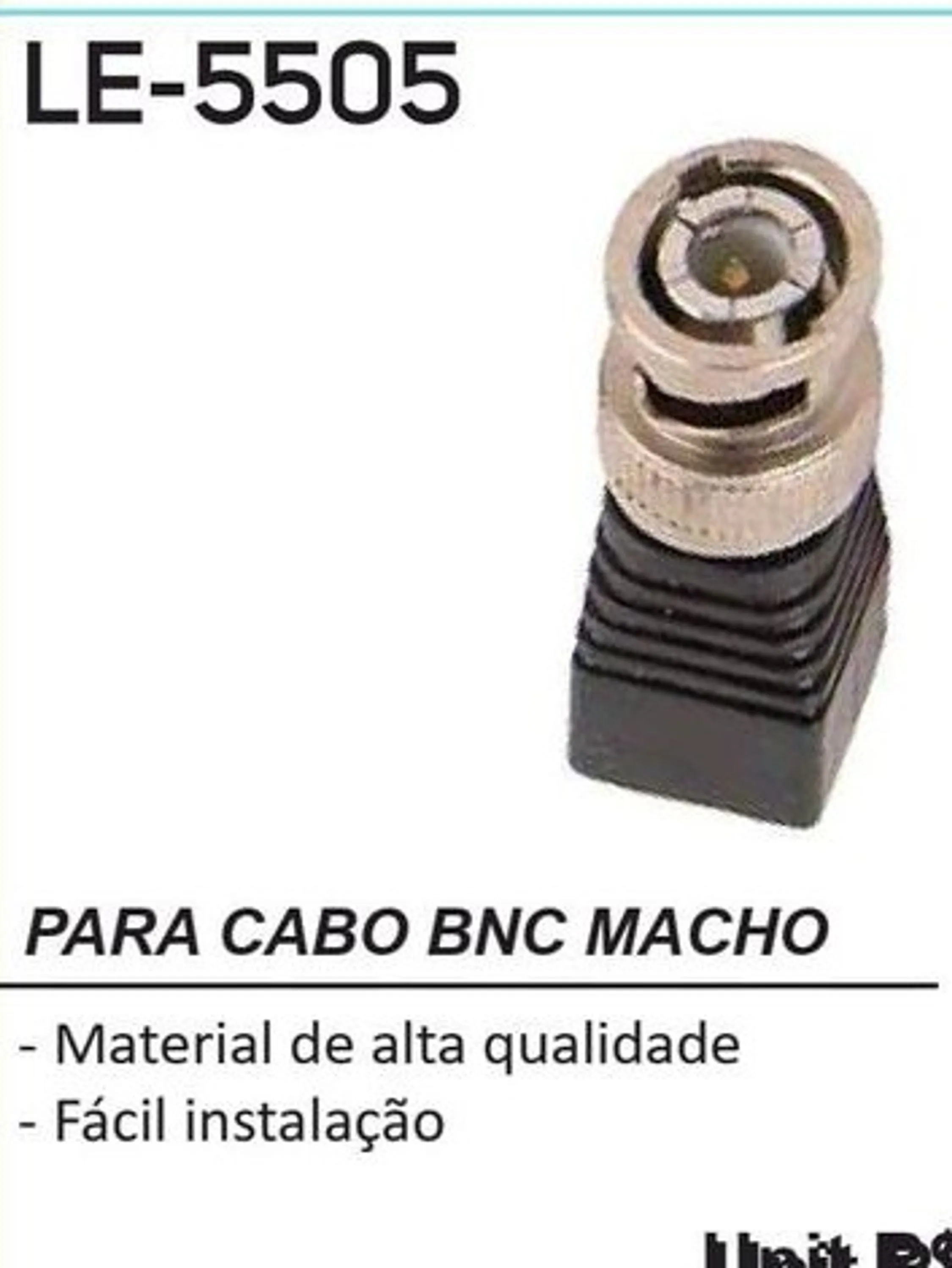 BNC Borne macho