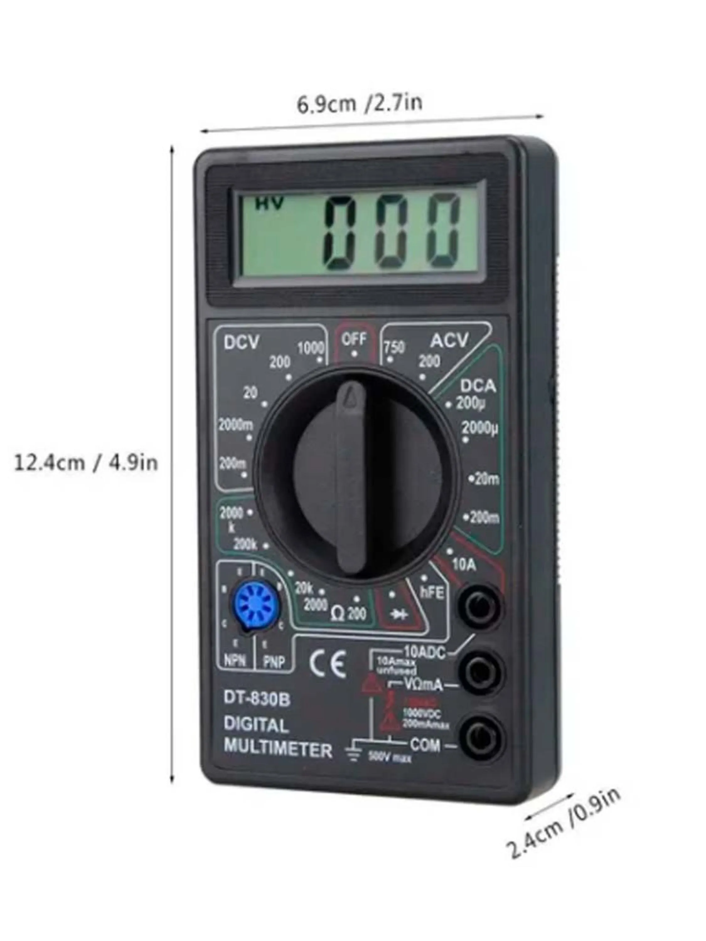 MULTIMETRO DIGITAL DT-832 MINIMEM