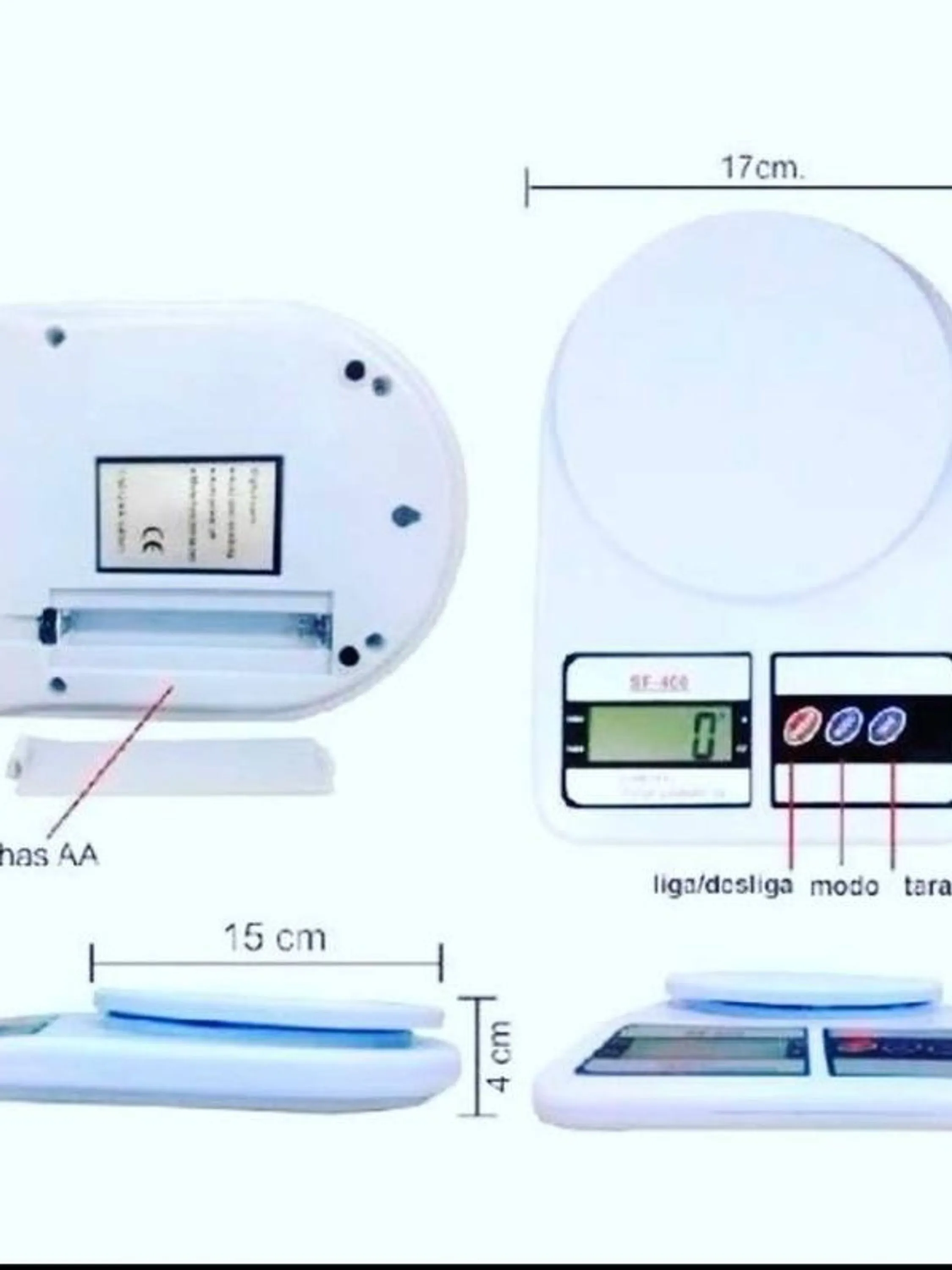 Balança 10KG para cozinha