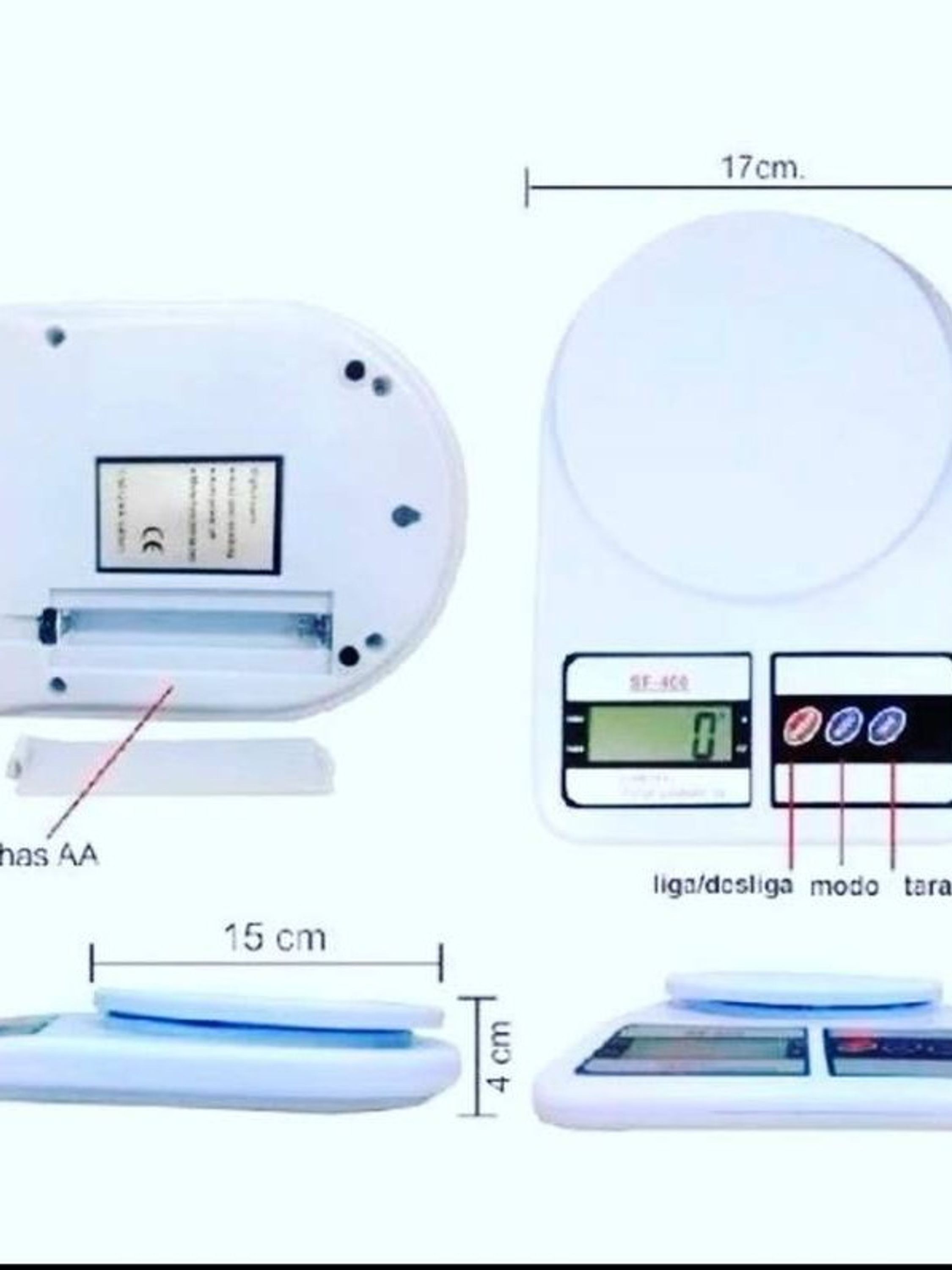 Balança 10KG para cozinha