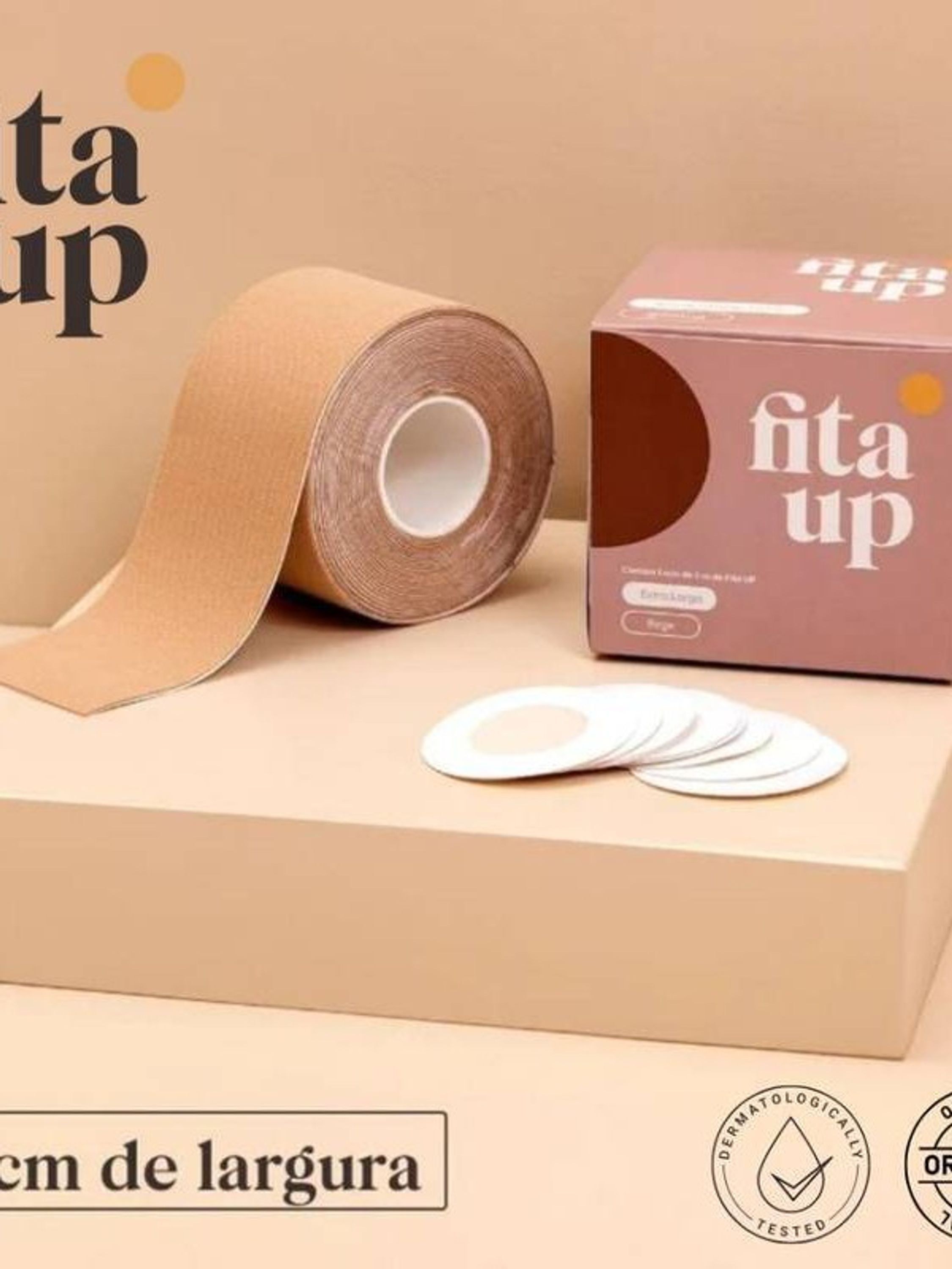 Fita adesiva para seios