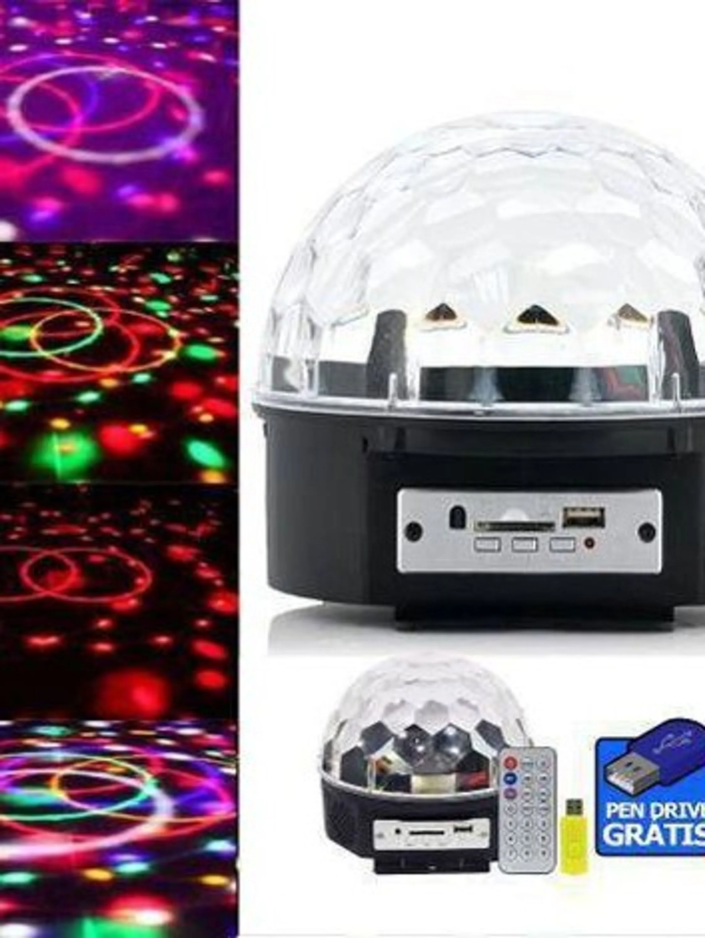 GLOBO DE LED COLORIDO COM Bluetooth