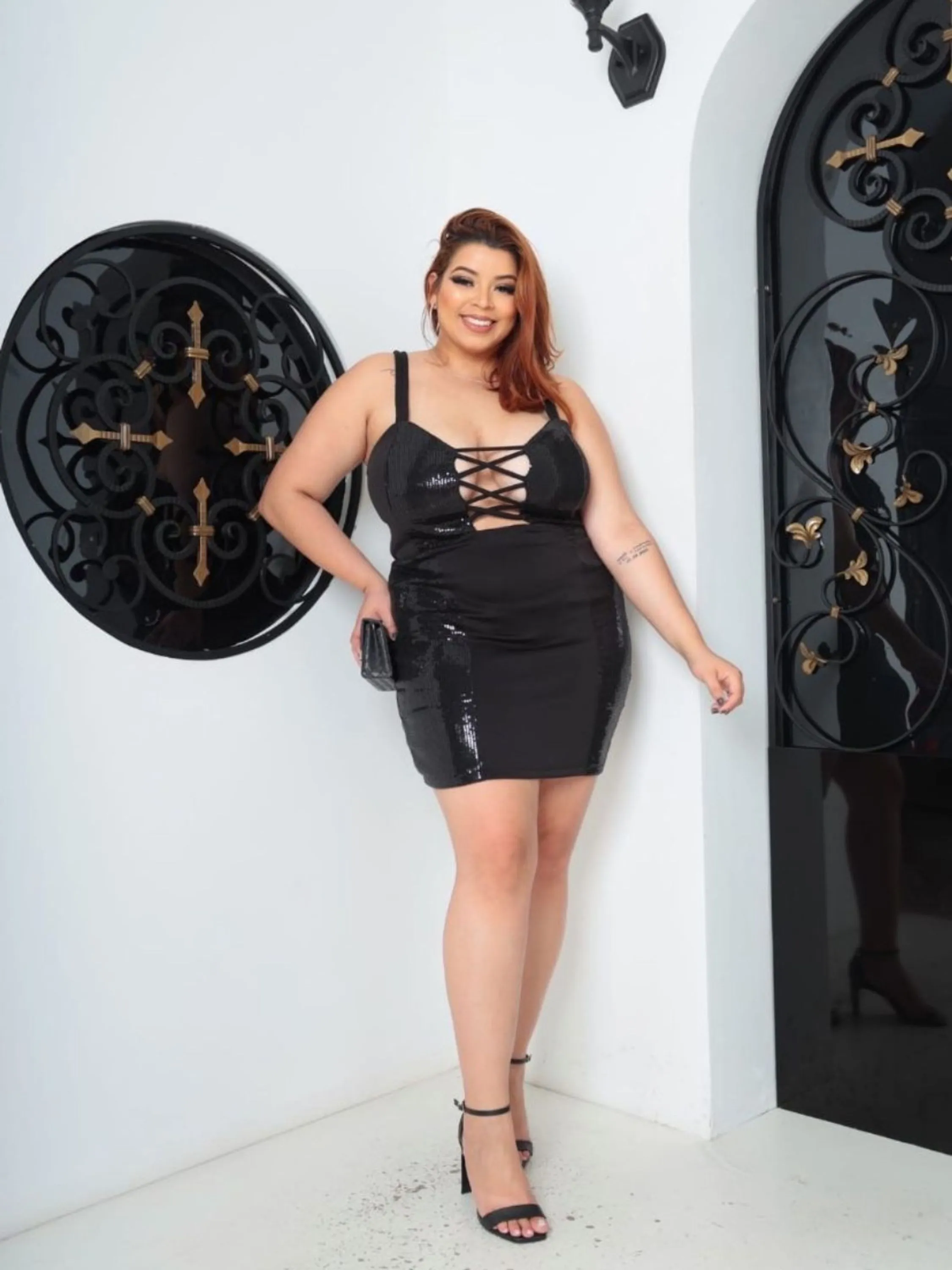 Kit 6 unidades Vestido Paete Plus size +Frete grátis