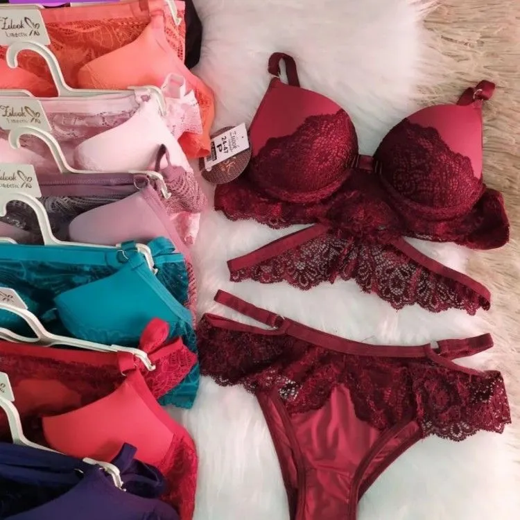 Kit revenda de lingerie 10 calcinha e sutiã diversos + Frete gratis