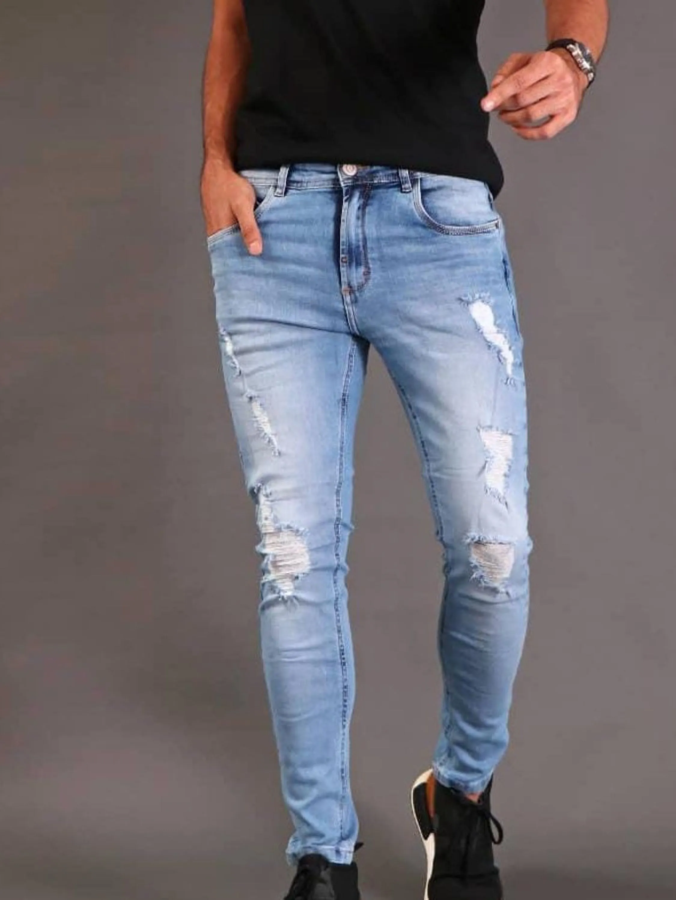 Calça jeans skine masculina