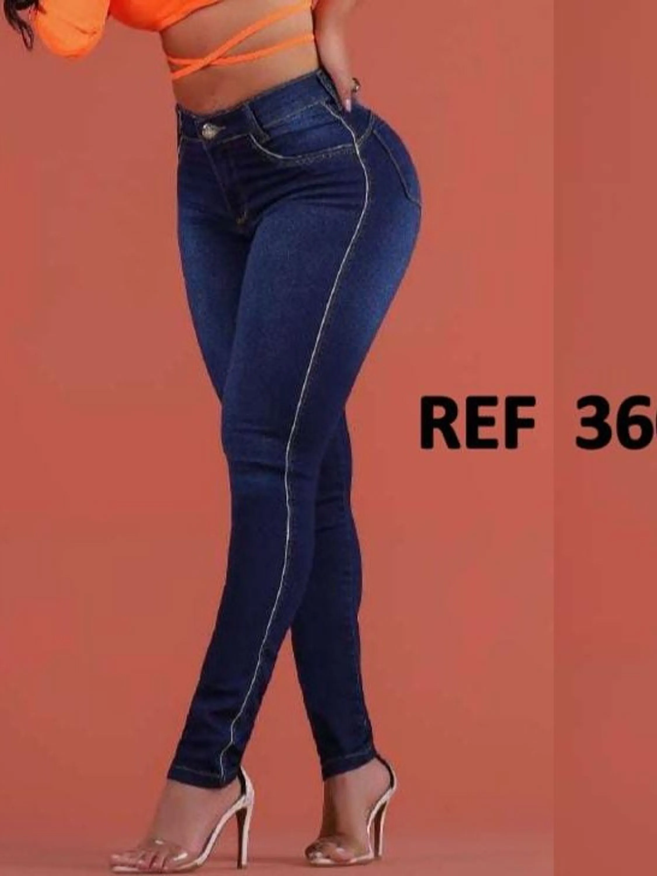 Calça jeans escura