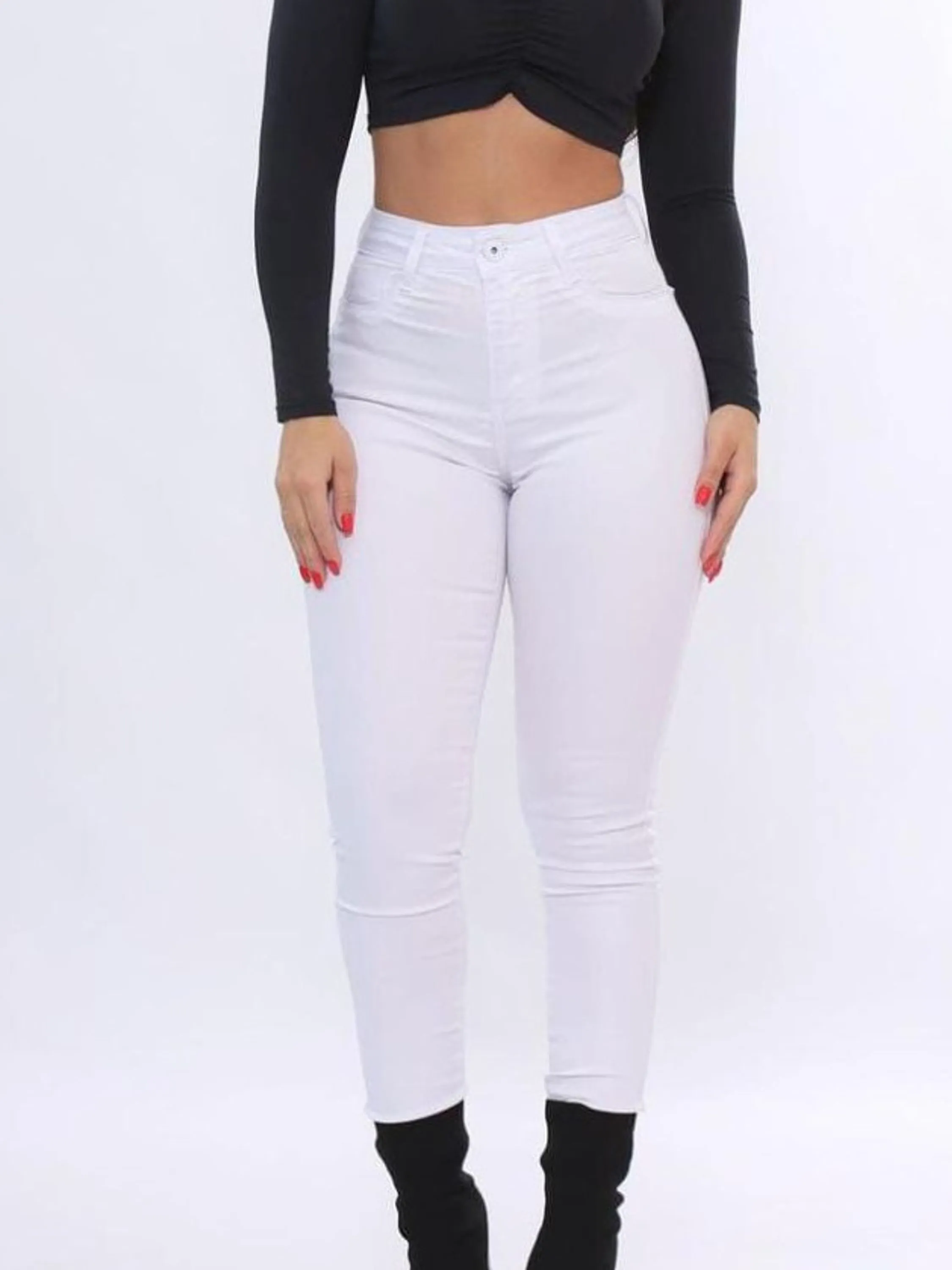 Calça jeans branca