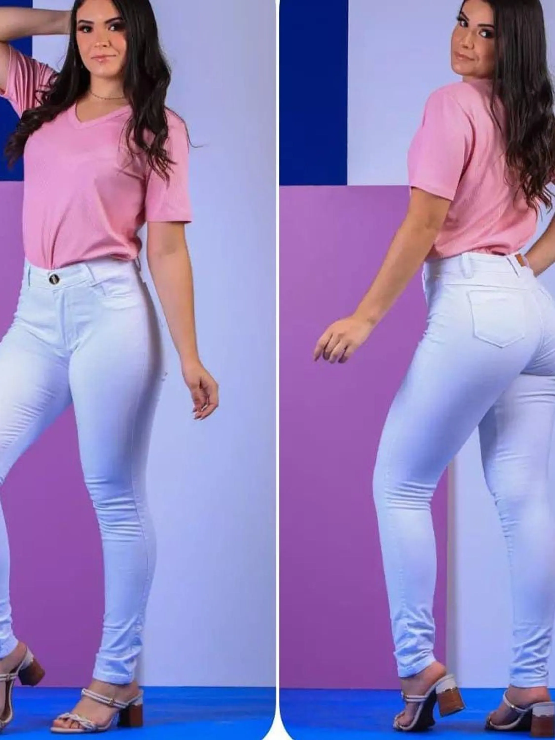 Calça jeans branca