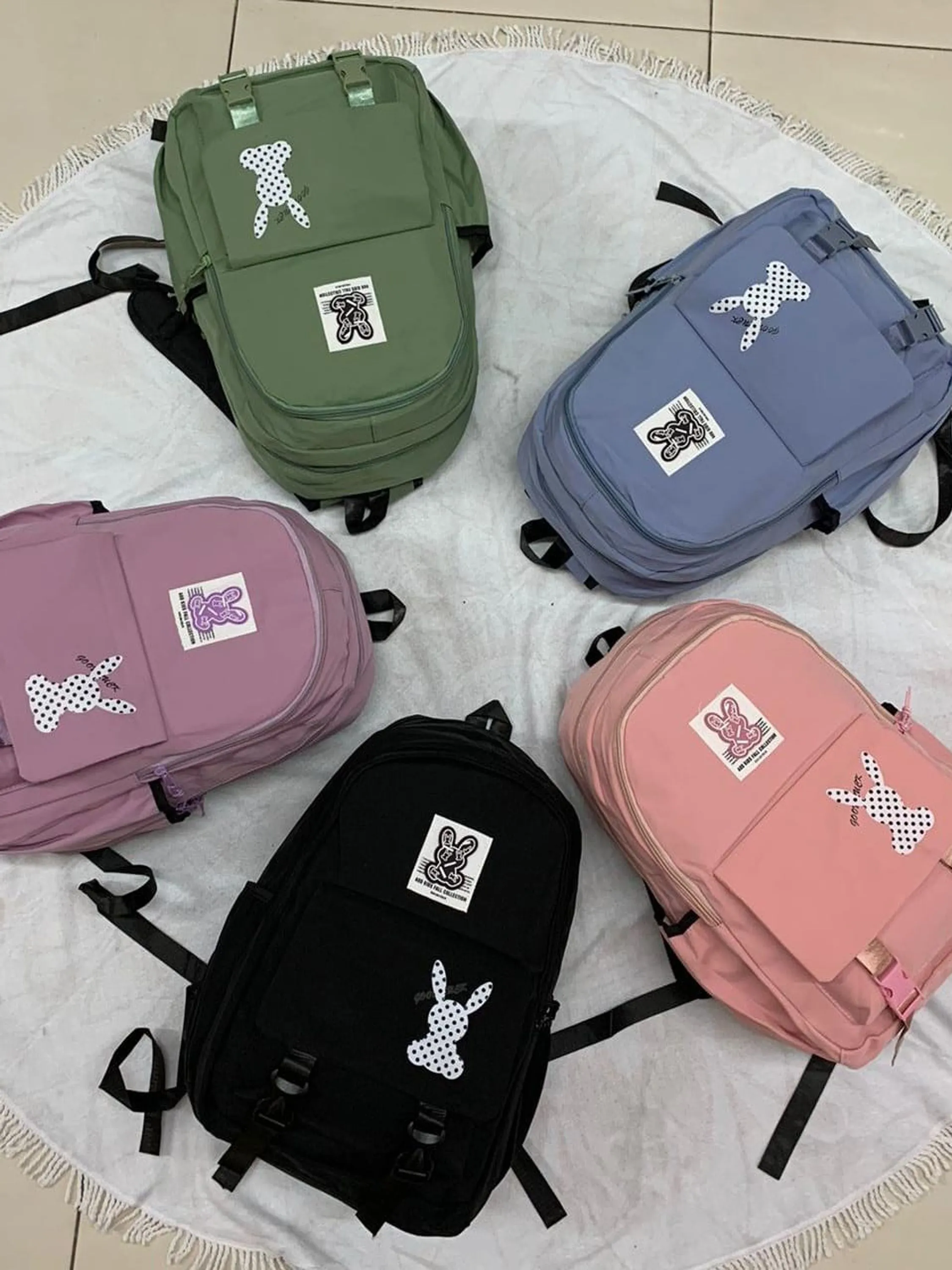 FF26 PACOTE COM 12 PEÇAS DE MOCHILAS FEMININAS/ADULTO/INFANTIL