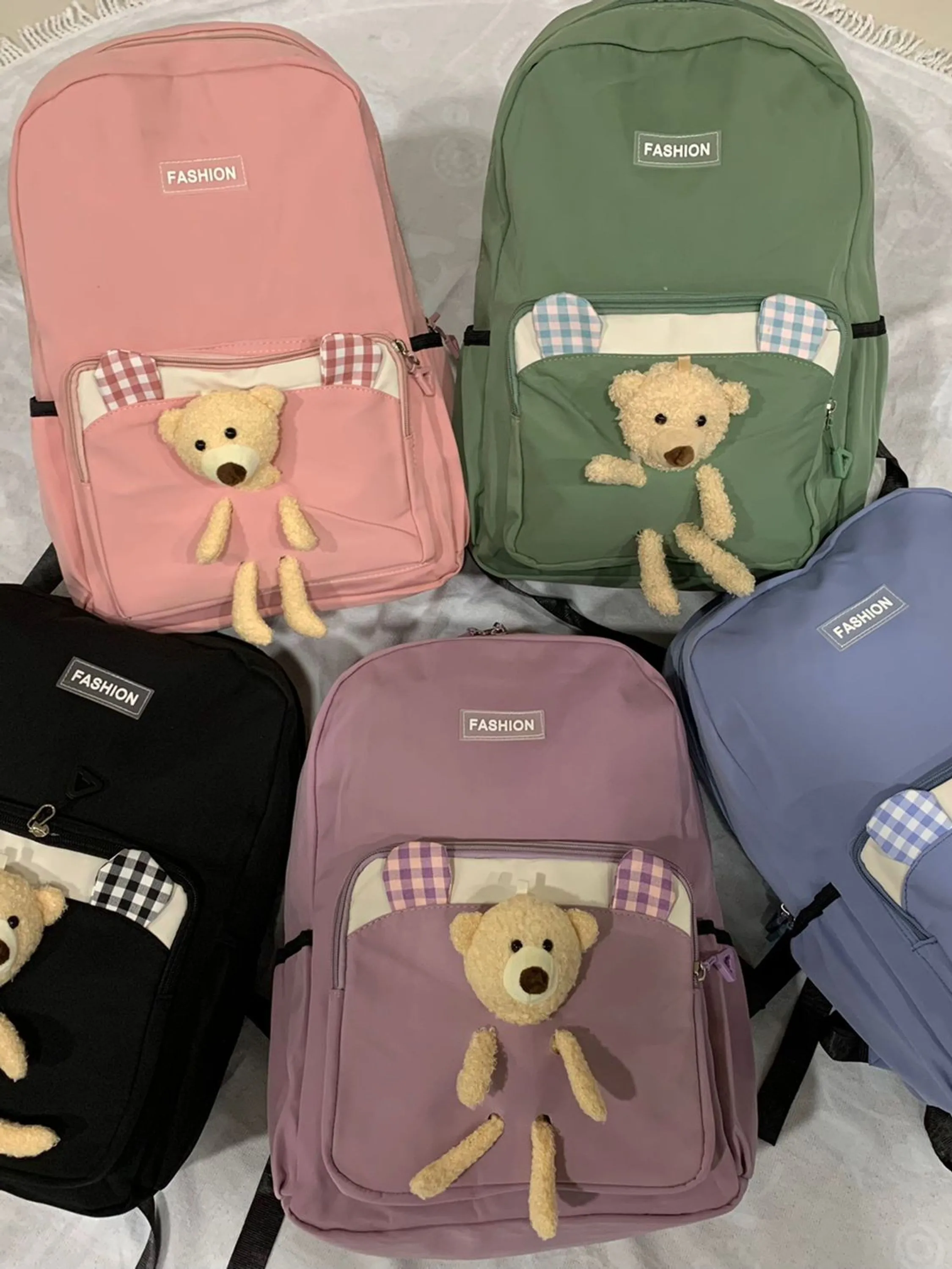 FF09 PACOTE COM 12 PEÇAS DE MOCHILAS FEMININAS/ADULTO/INFANTIL