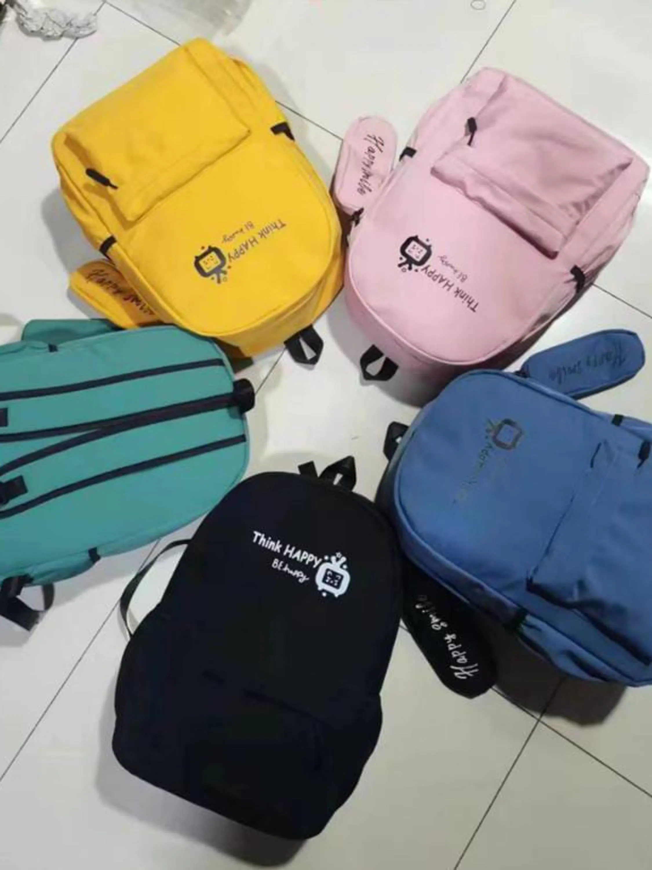 FF30 PACOTE COM 12 PEÇAS DE MOCHILAS BÁSICAS UNISSEX/ADULTO/INFANTIL COM ESTOJO