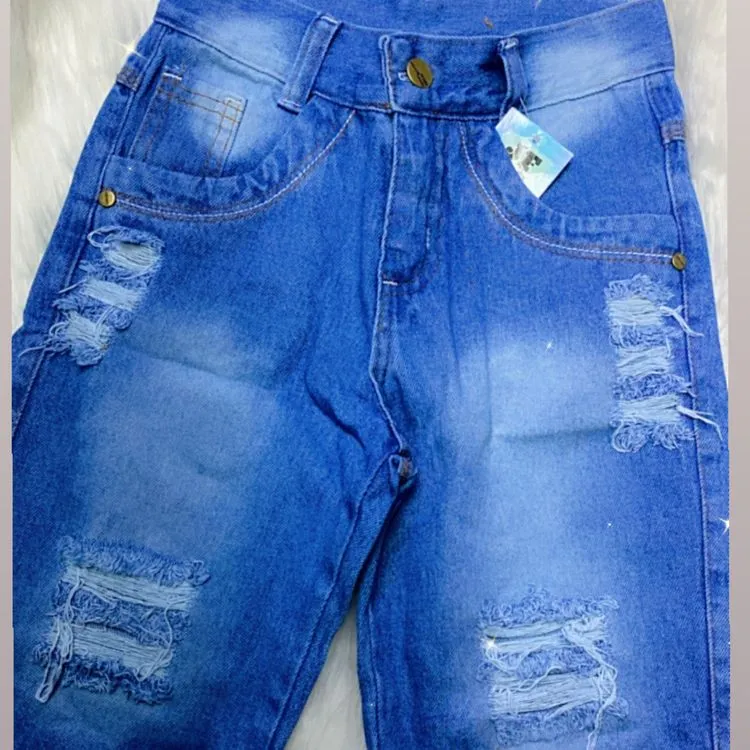 Bermudas jeans infantil e juvenil