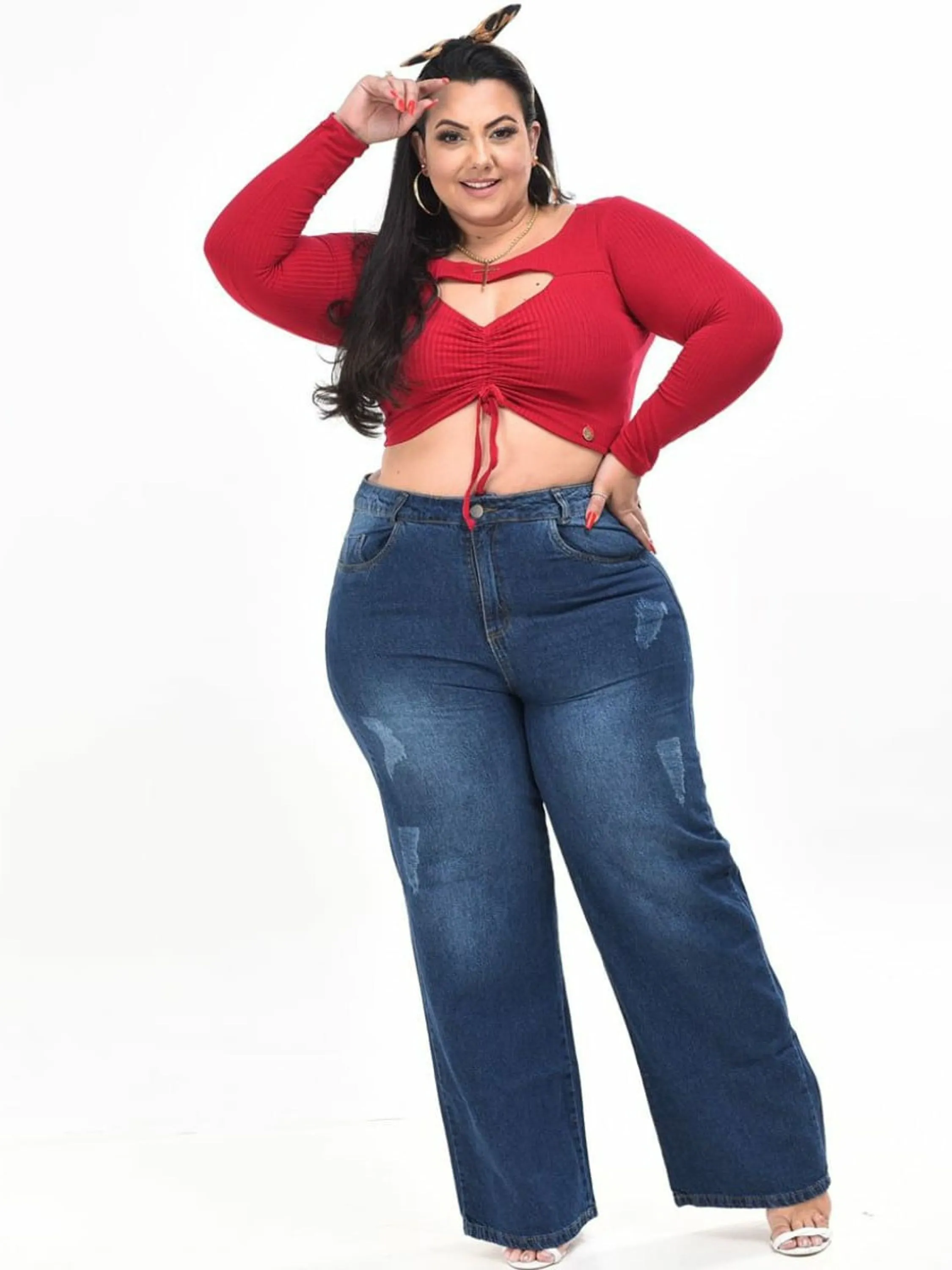 Wide leg plus size