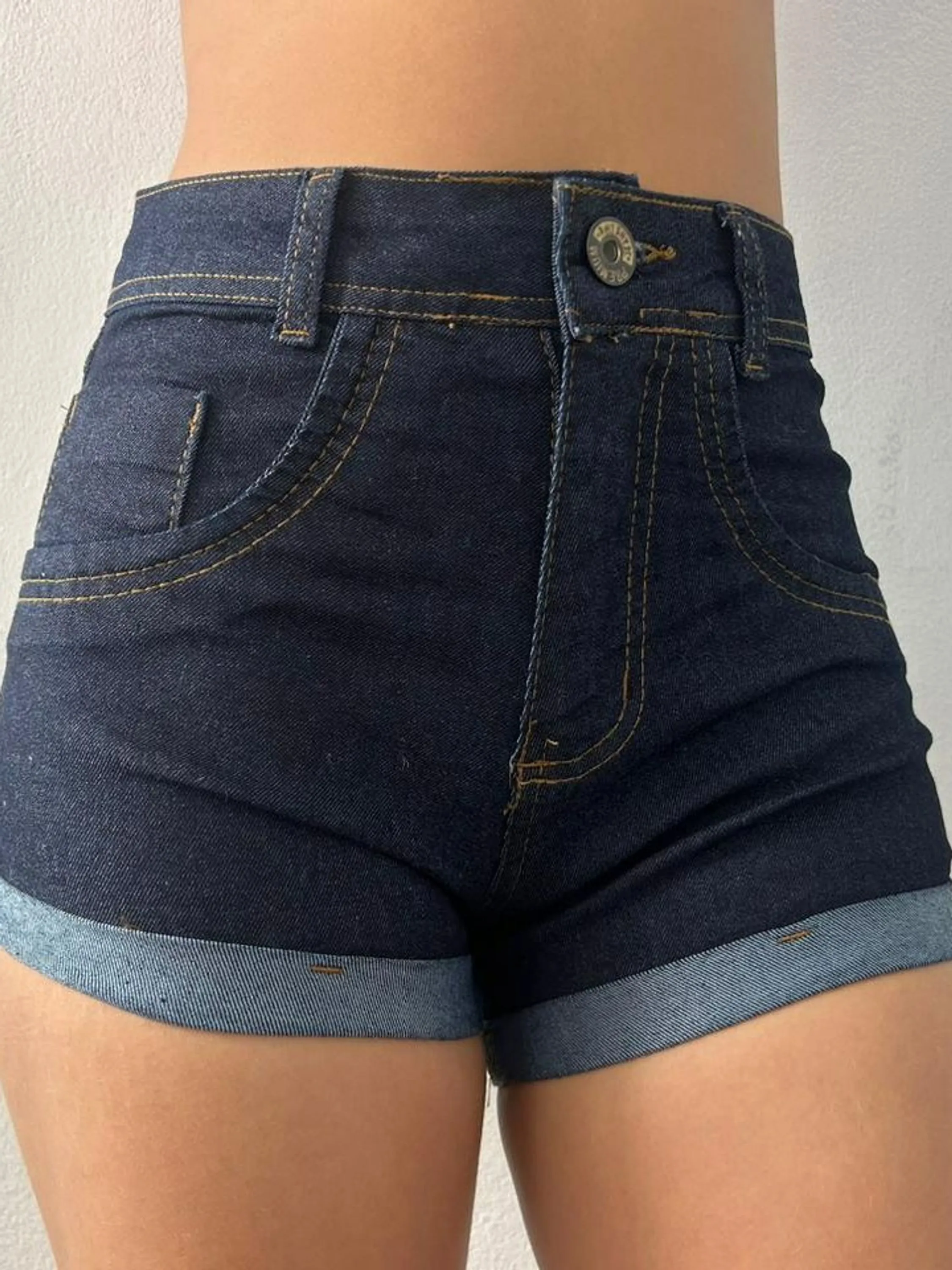 Short com lycra Barra virada do 34 ao 44