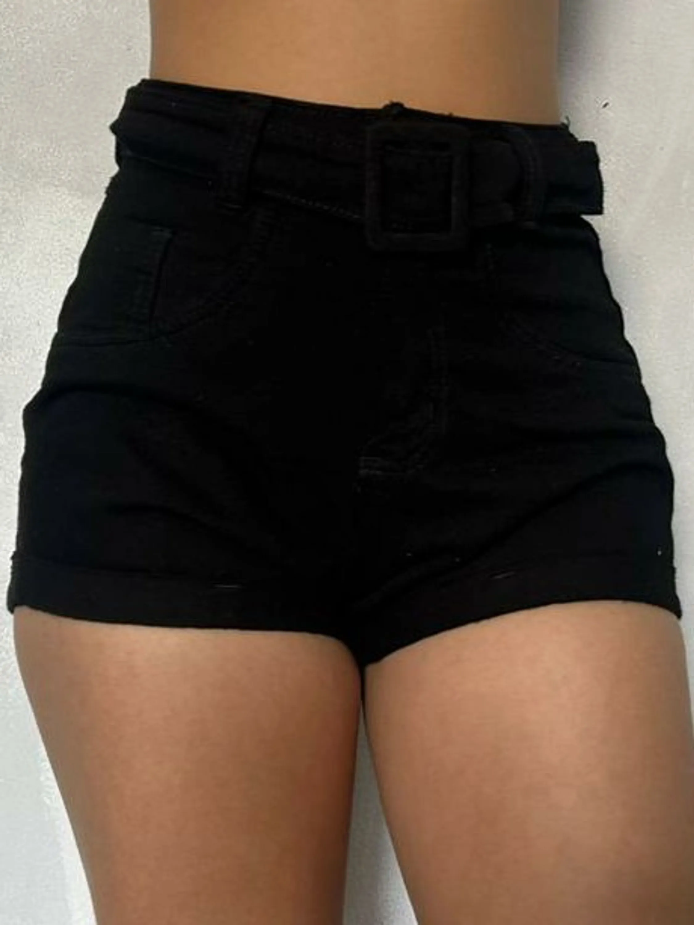 Short sem lycra Barra viradacom cinto do 34 ao 44