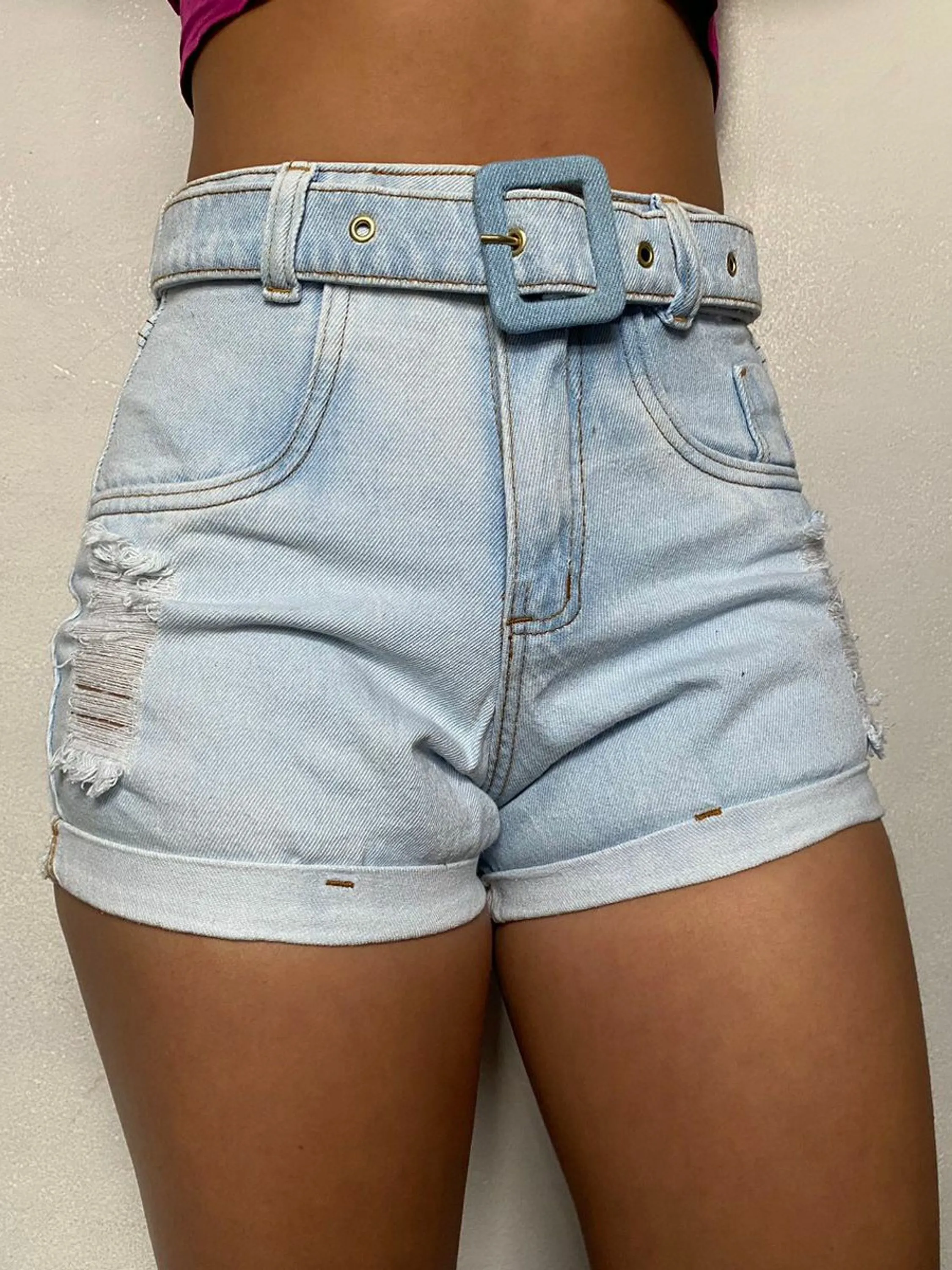 Shorts sem lycra feminino