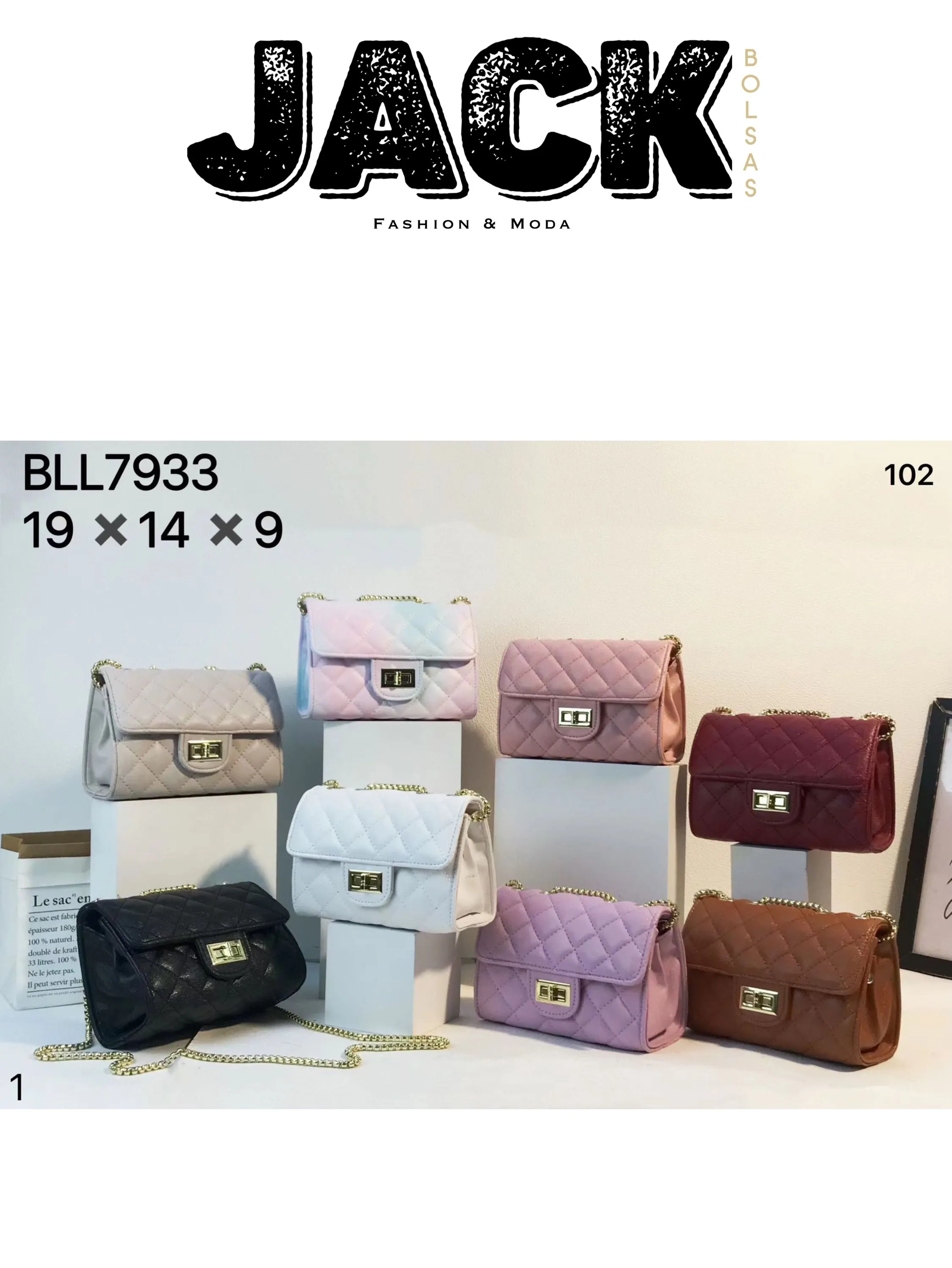 BOLSA MÉDIA FEMININA BLL 7933