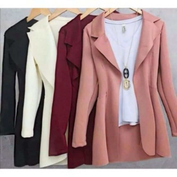 Blazer longo blazer neopreme