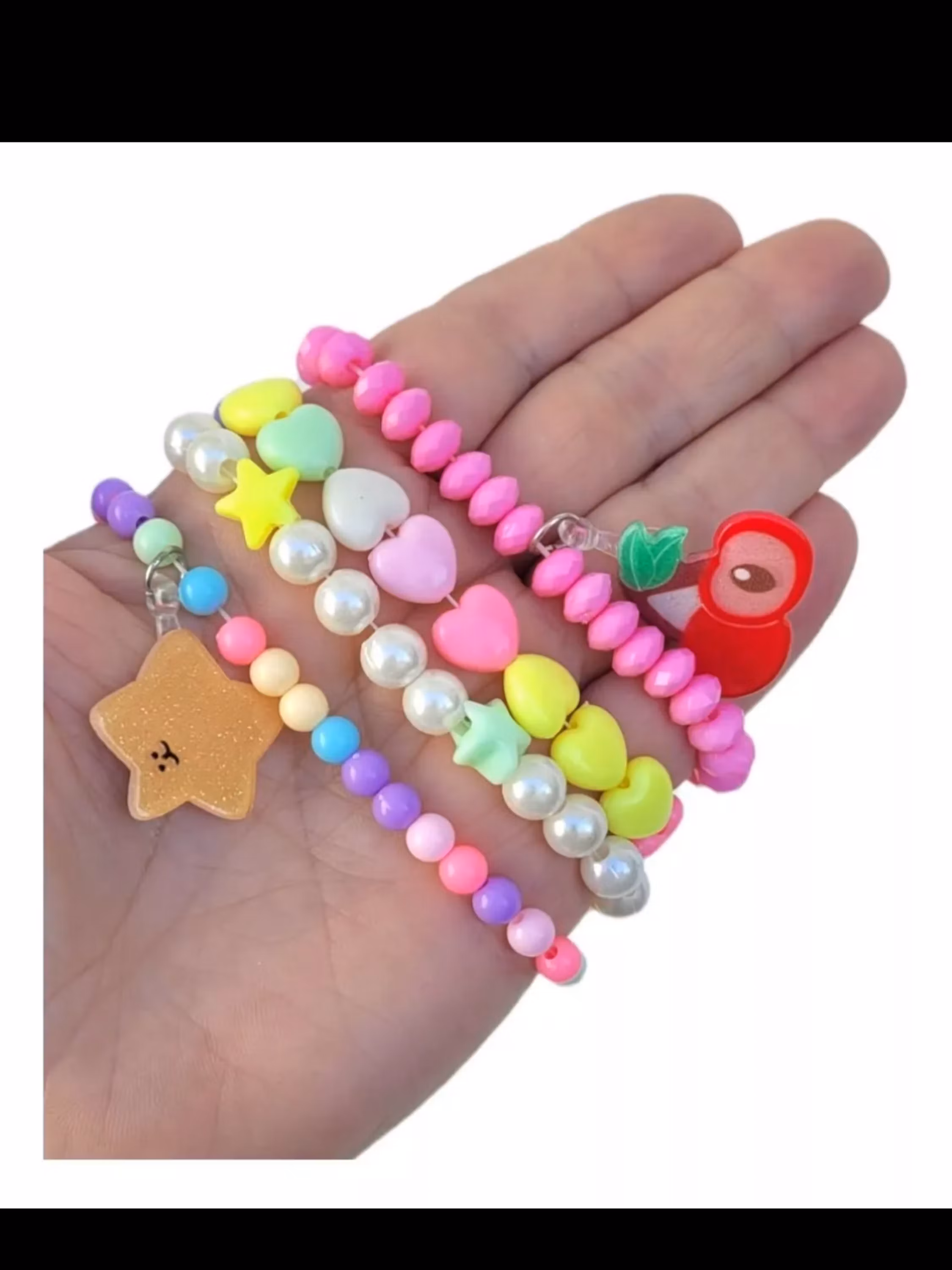 Kit 4 pulseira sendo 1 dz de kits