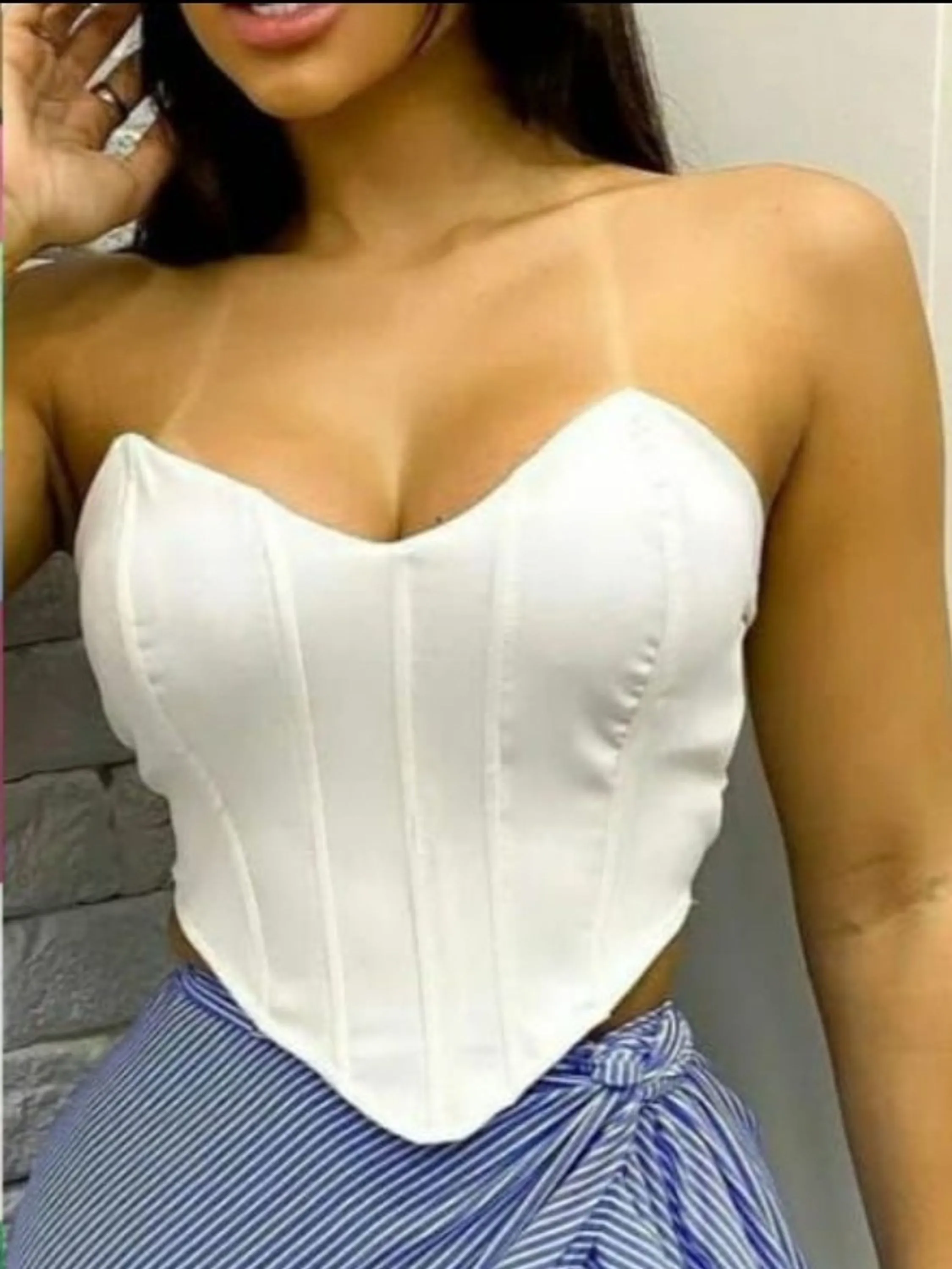 Cropped corselete