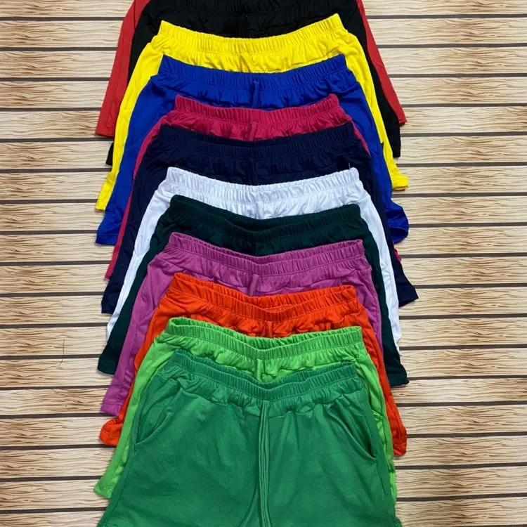 Short Malha Canelada/Suede