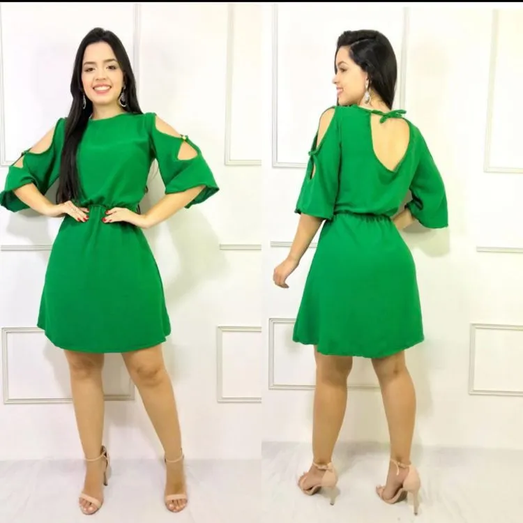 Vestido Mídi Viscolinho