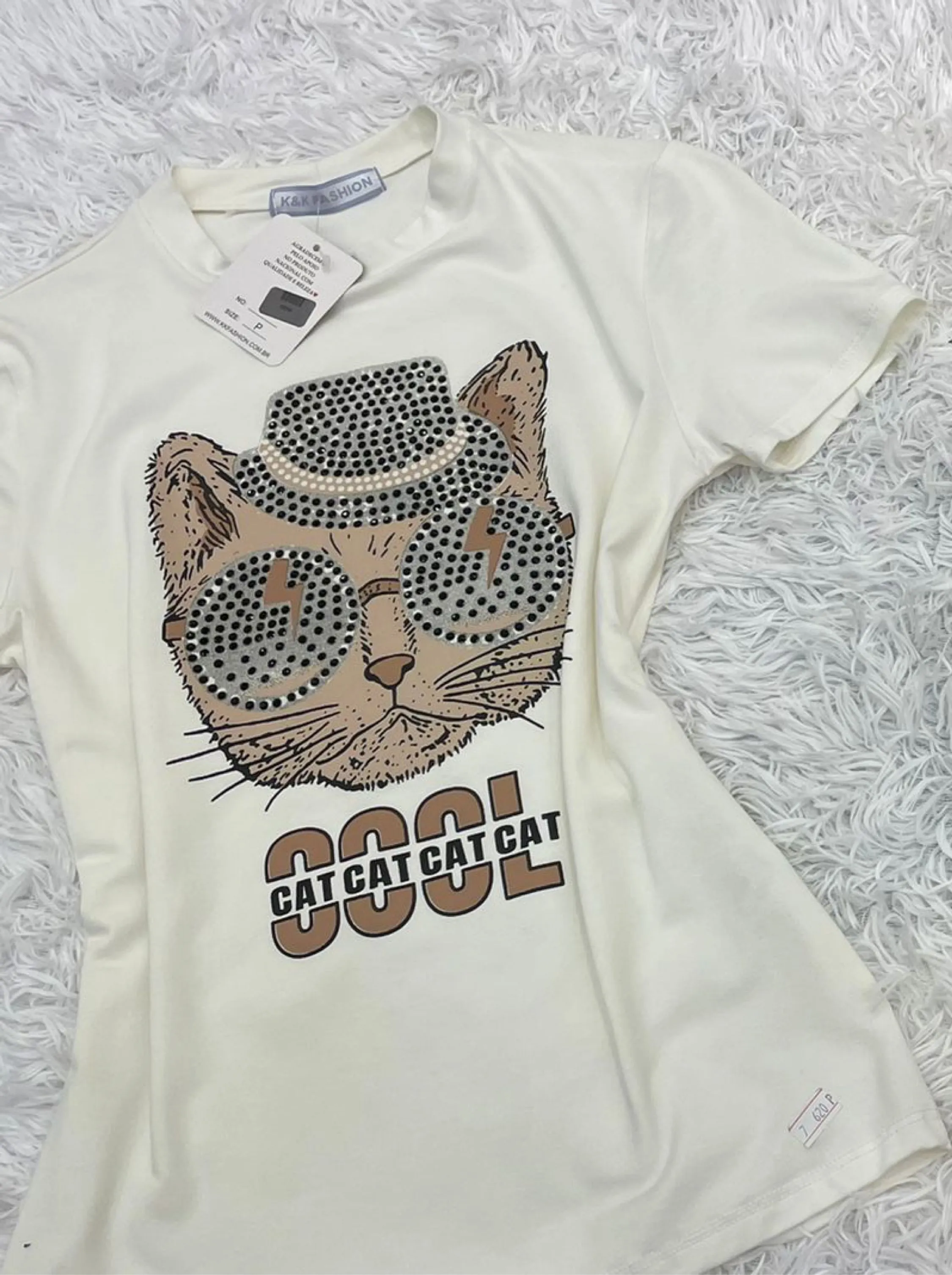 0859 T-shirt Gatinho