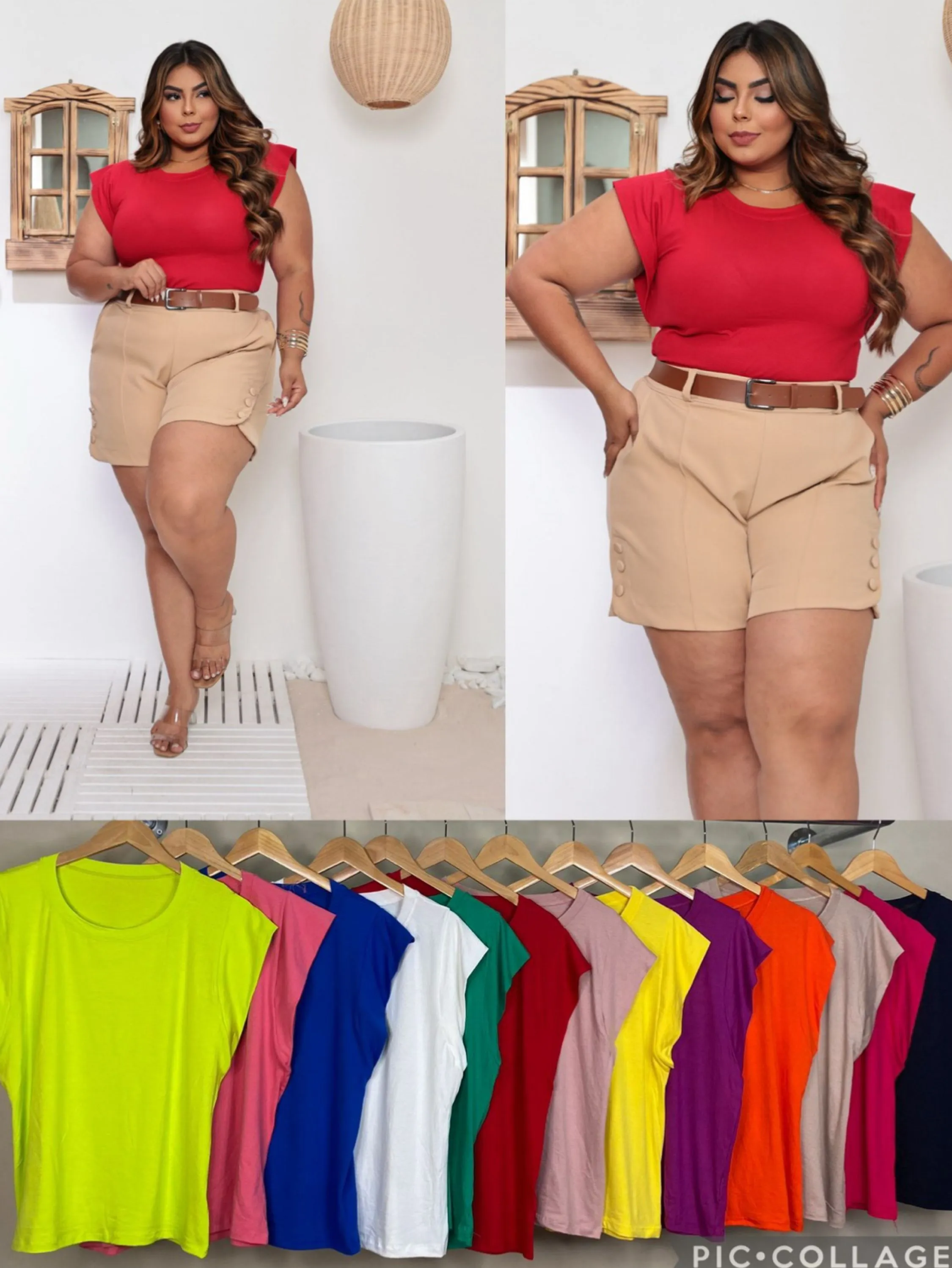 Blusa muscle plus size