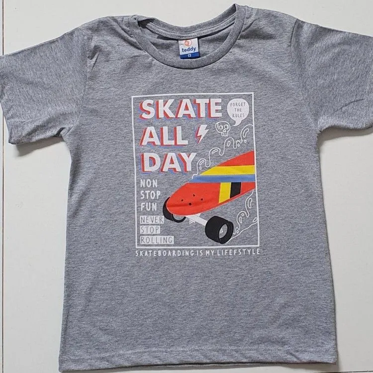 Camiseta Infantil Menino Skate