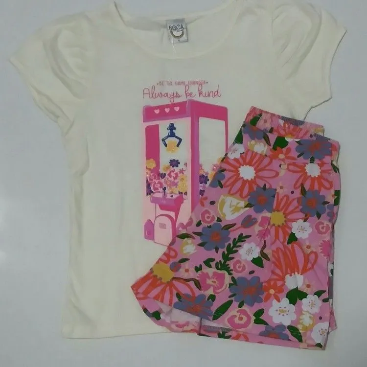 Conjunto Infantil Verão Menina Boca Grande