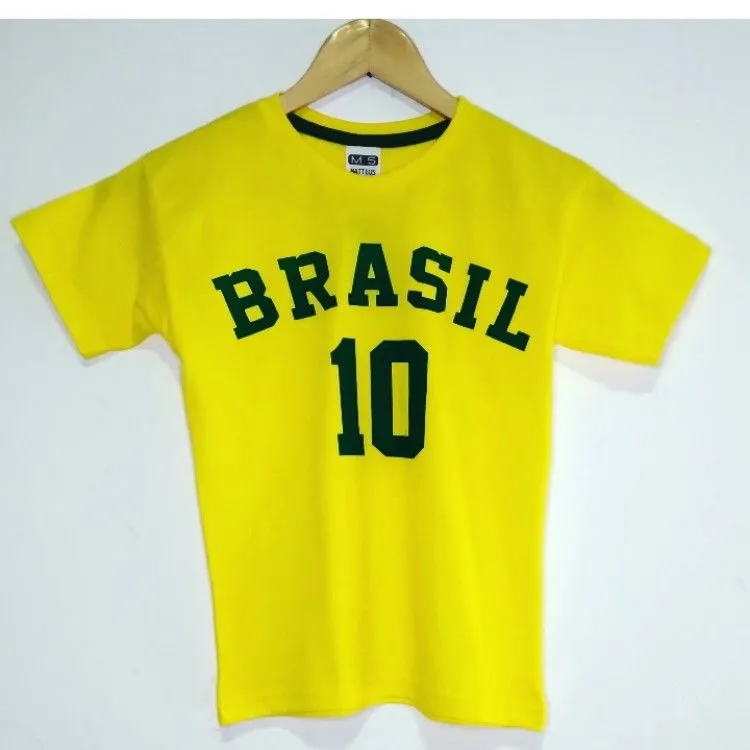 Camiseta Infantil Brasil Unisex