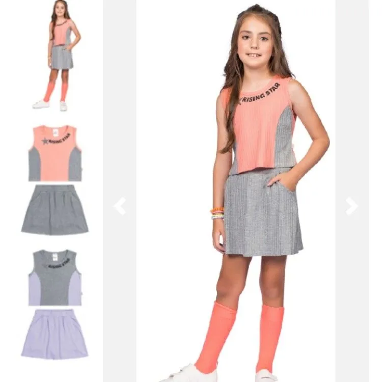 Conjunto Infantil Verão Menina Soletex 2023