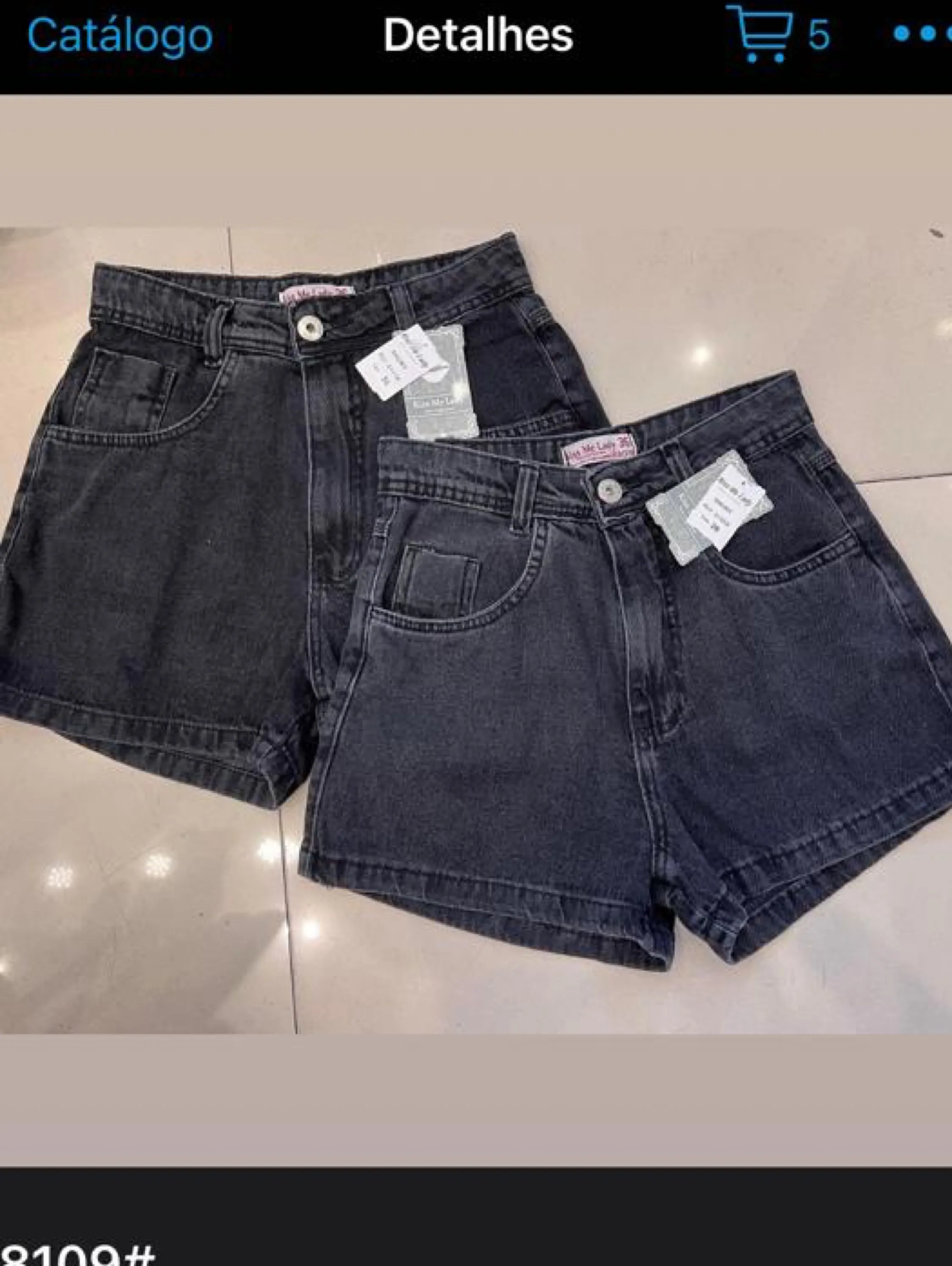 8109 short jeans feminina kissmelady