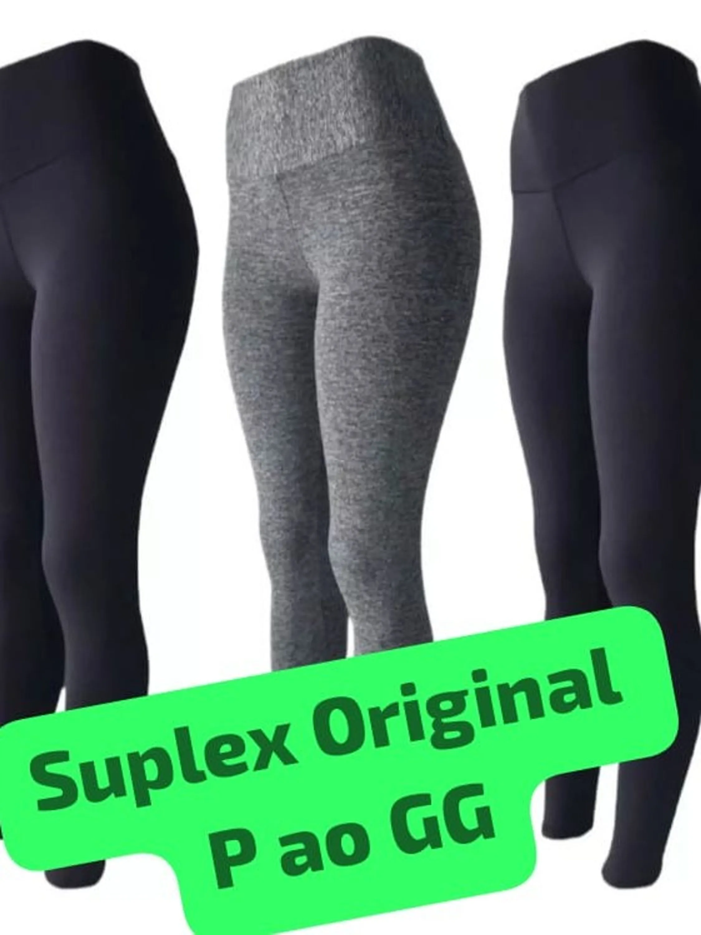 10 Legging Suplex Kit Calça legging 10 unidades