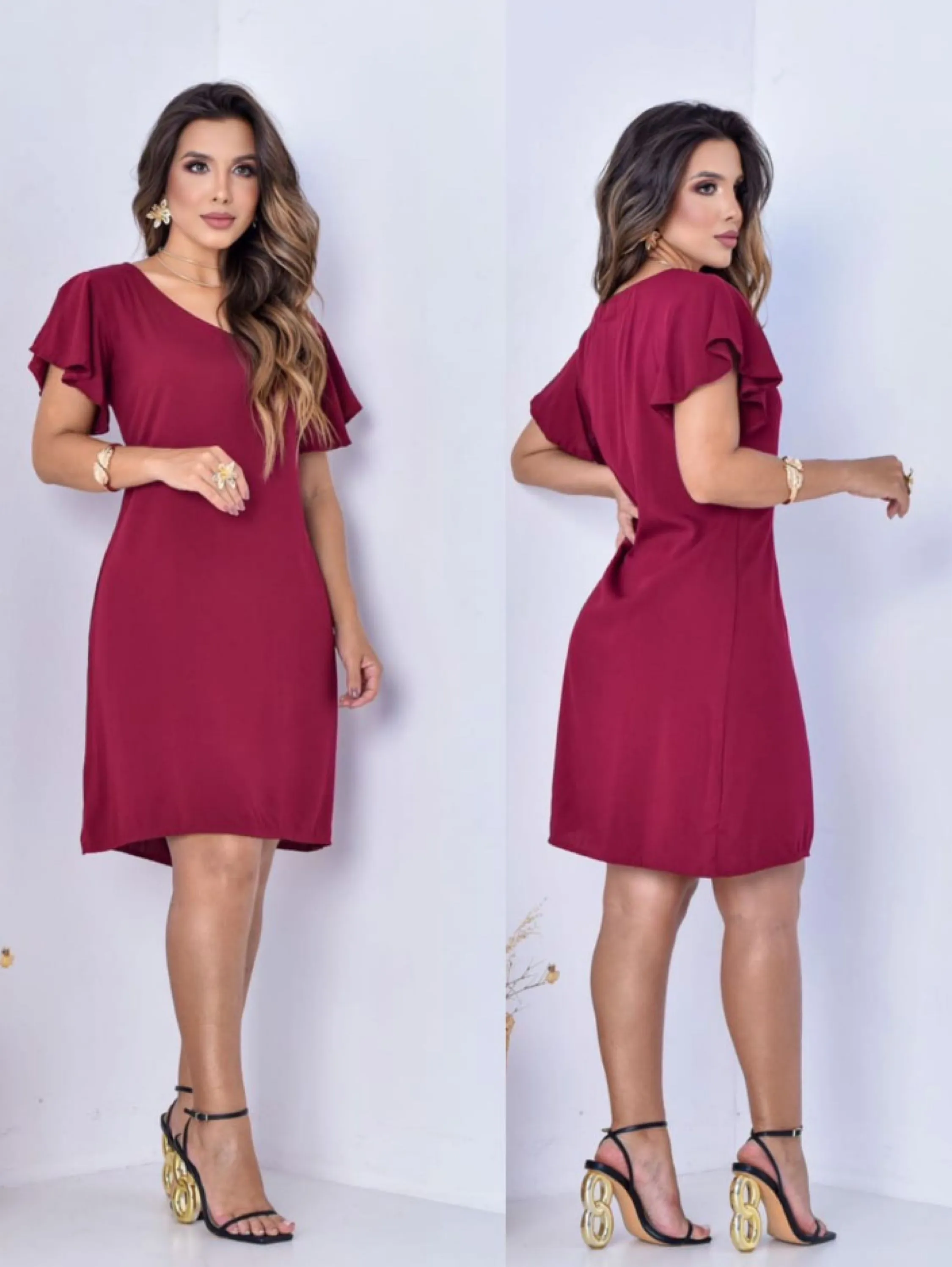 Vestido feminino verão viscose