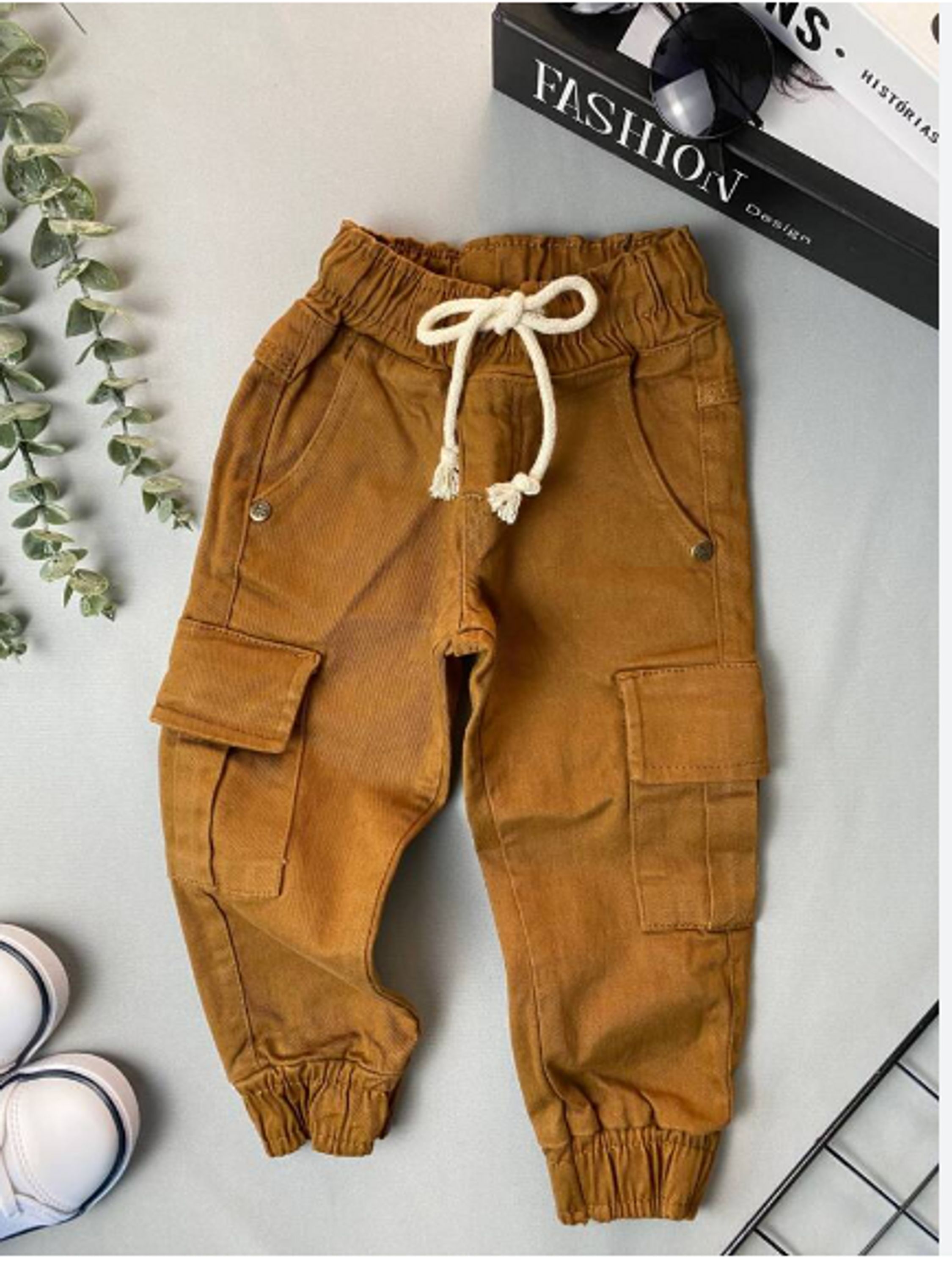 Calça Jogger masculina bolso cargo