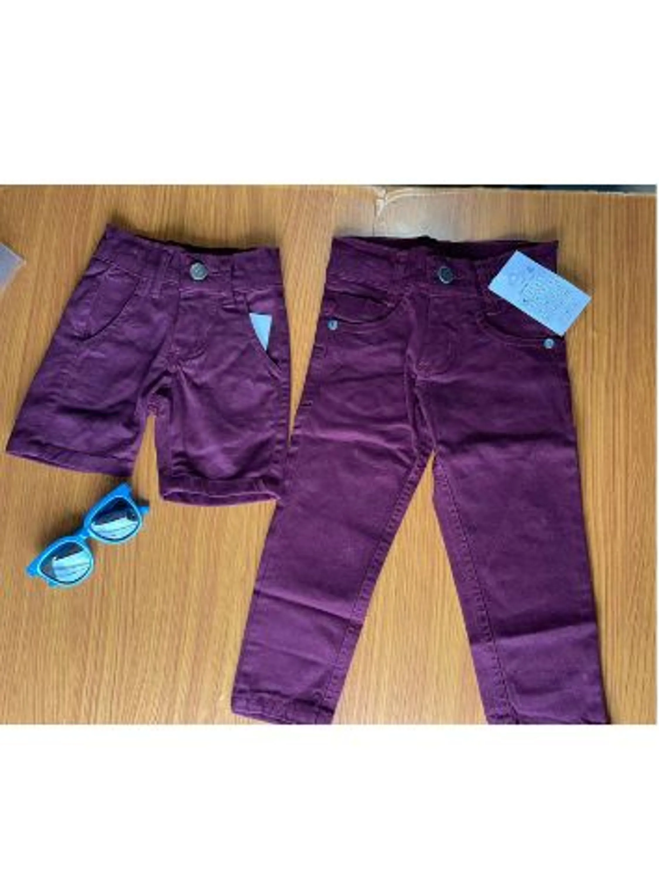 kit para bebe calça e bermuda