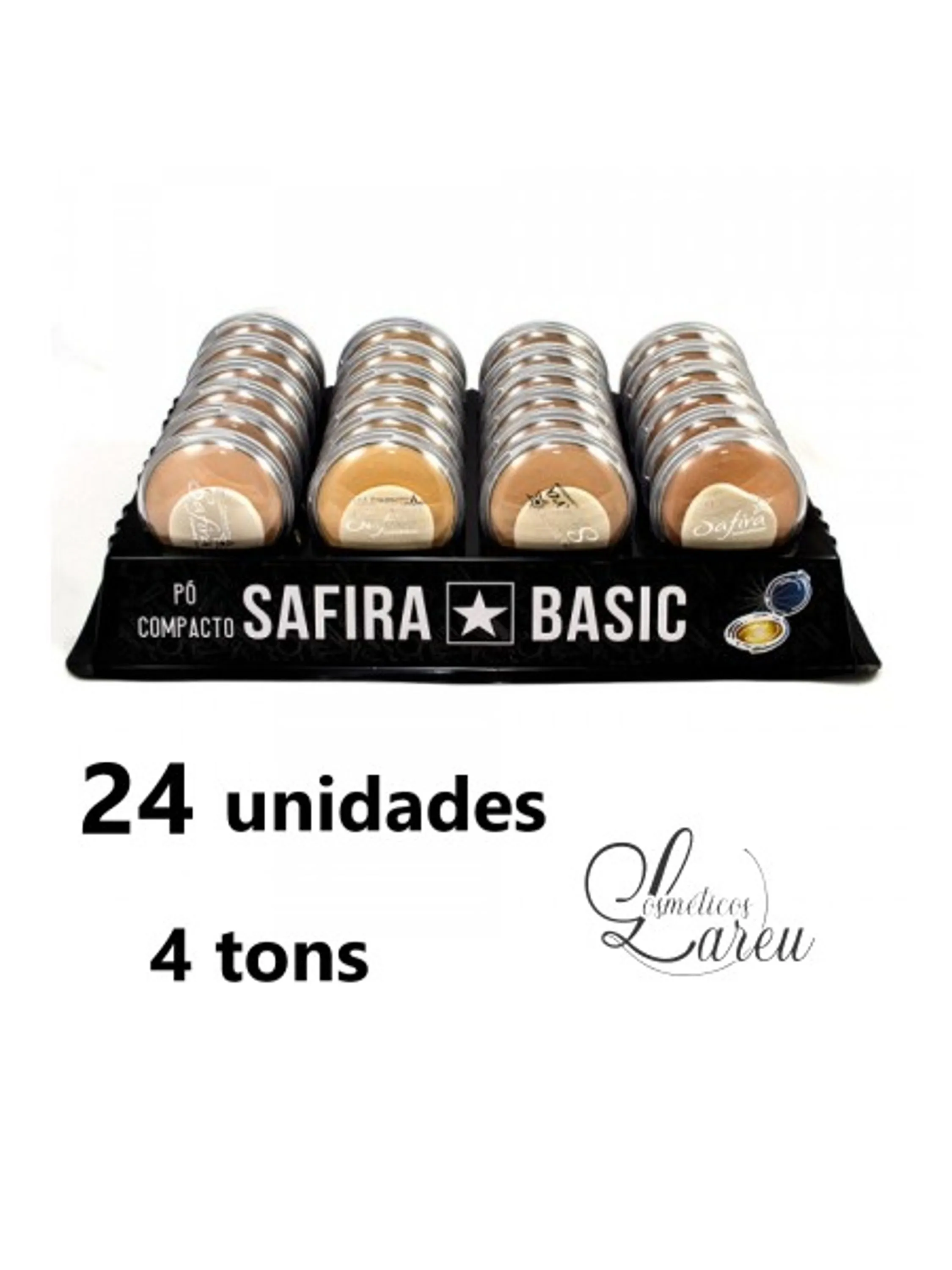 Po Compacto Basic (24 un) Safira