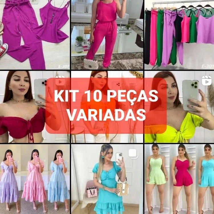 KIT 10 PEÇAS PROMOÇAO