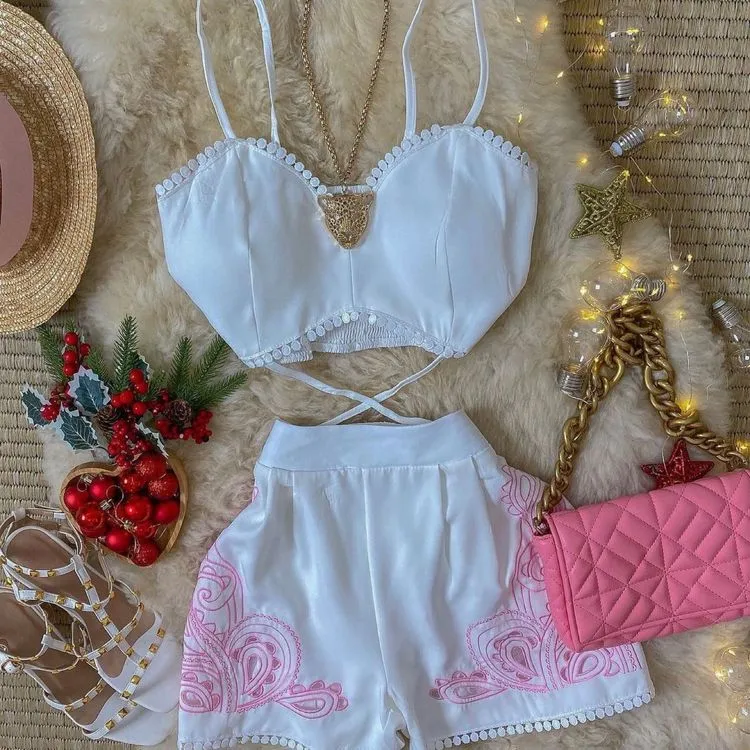 Conjunto top e short