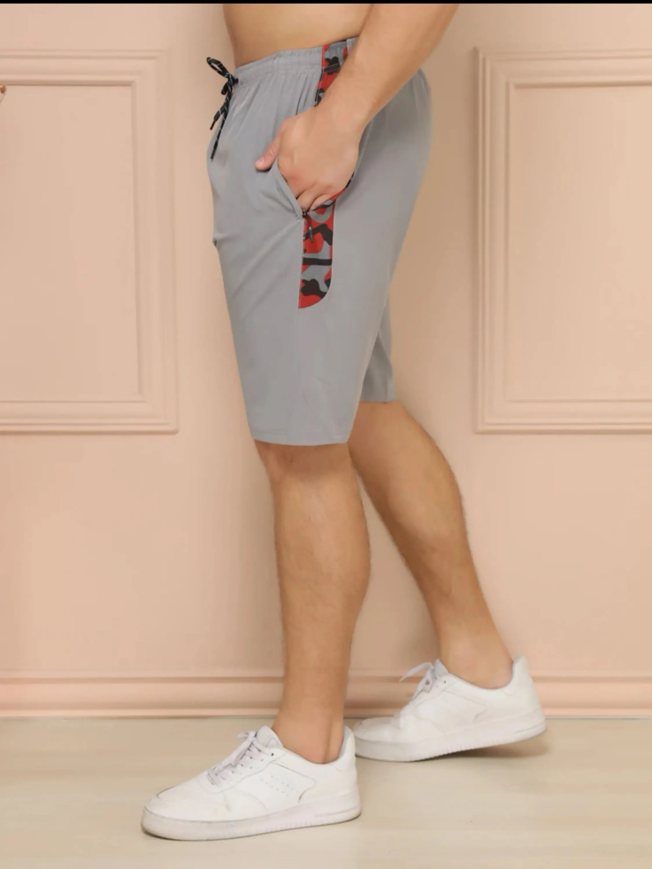 Bermuda masculino importado tactel estilo curto 608