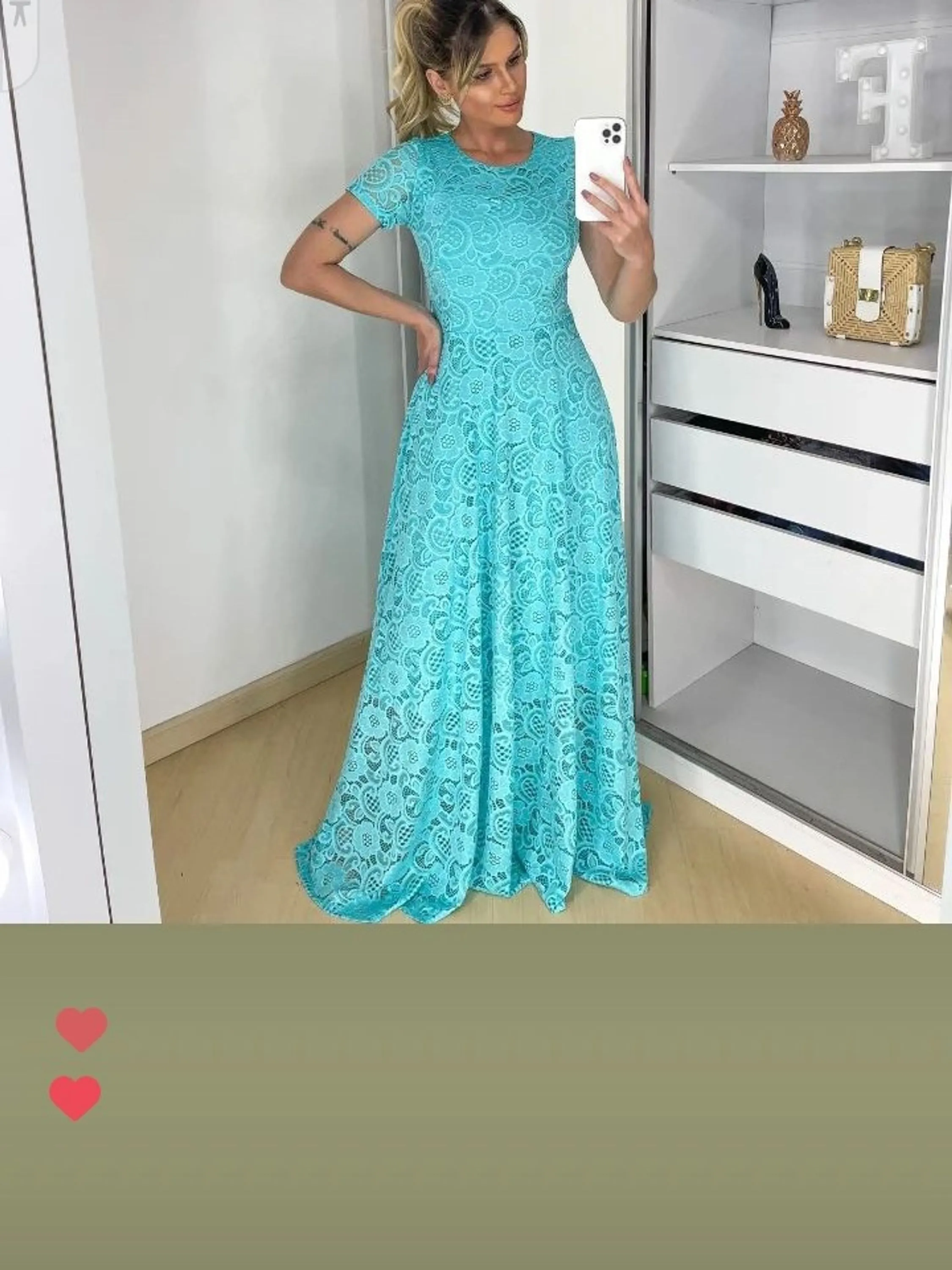 Vestido de renda