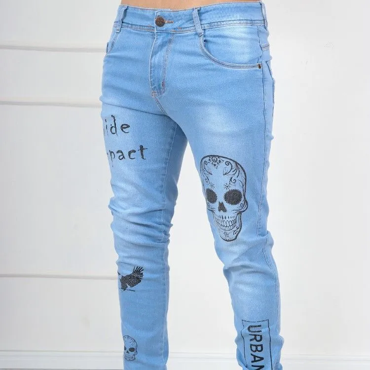 Jeans skinny claros masculinos