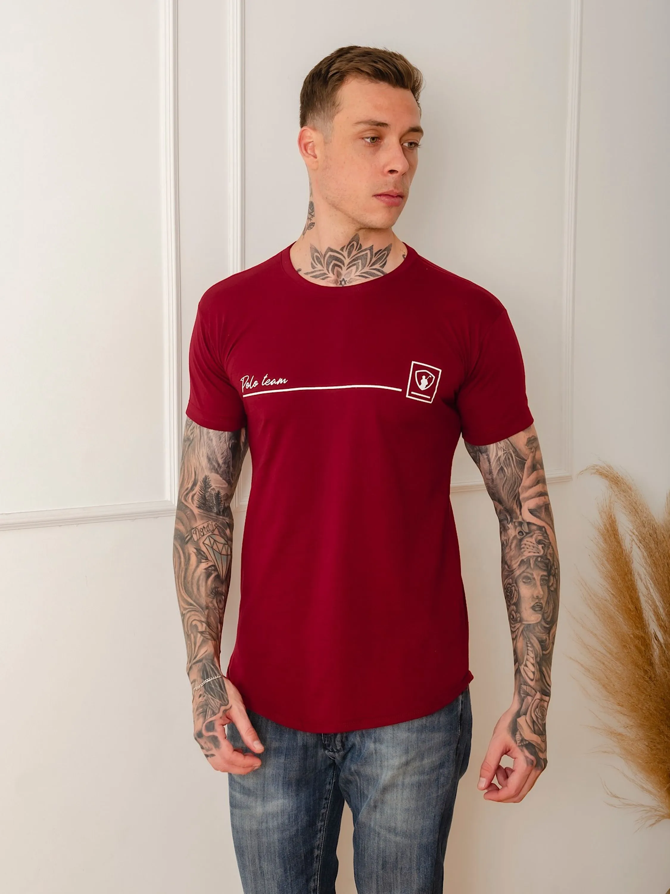 Camiseta algodao long line