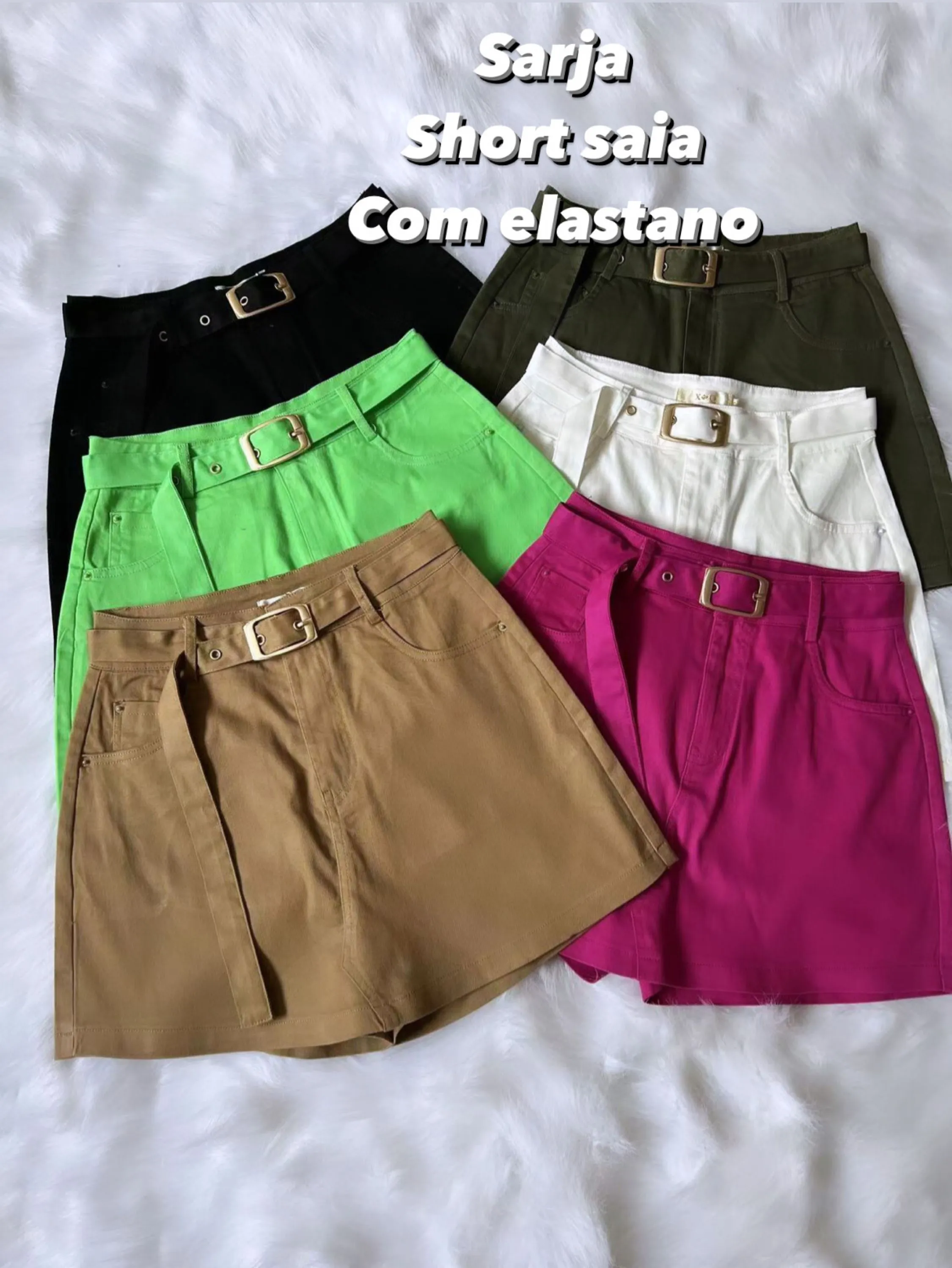 Saia short de sarja