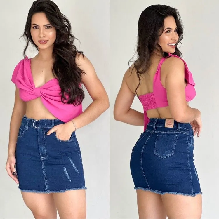 Saia jeans