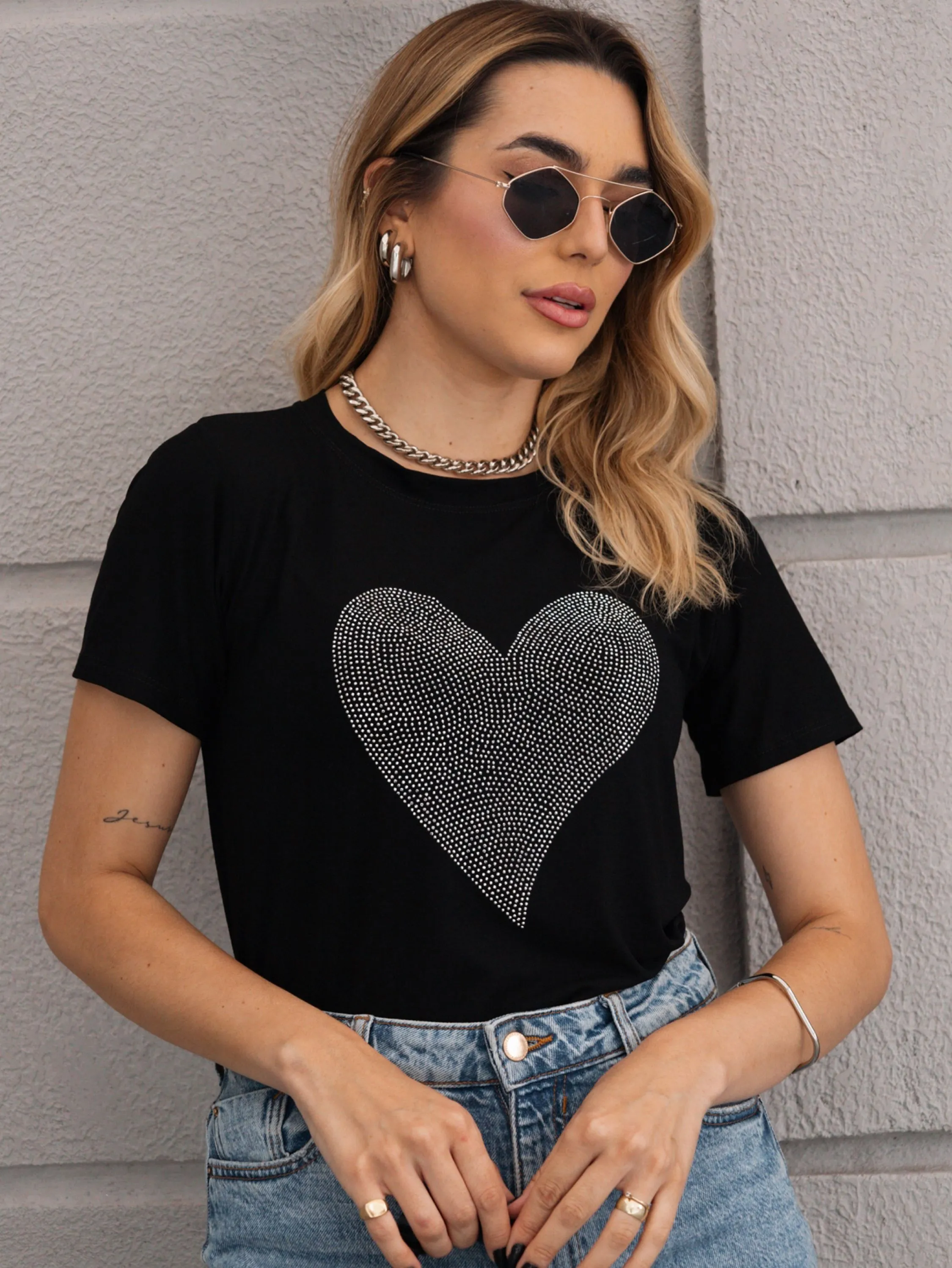 Blusa básica linda bella