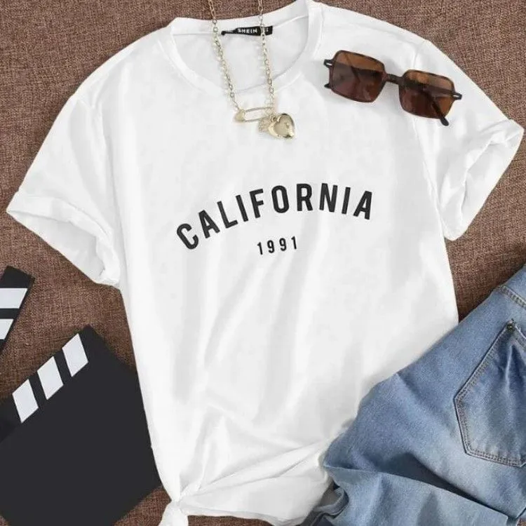 Blusa tshirt estampa California