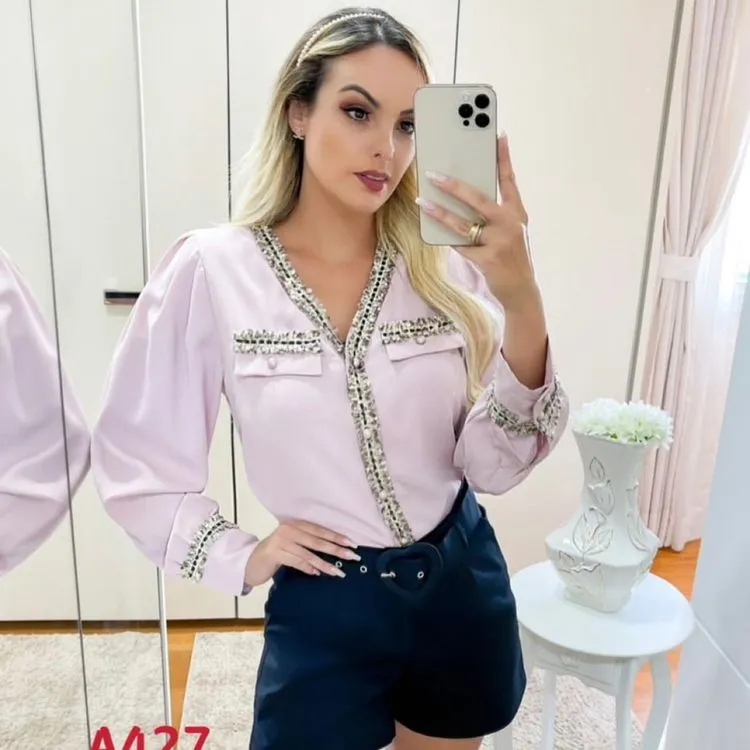 Blusa de manga longa Feminina